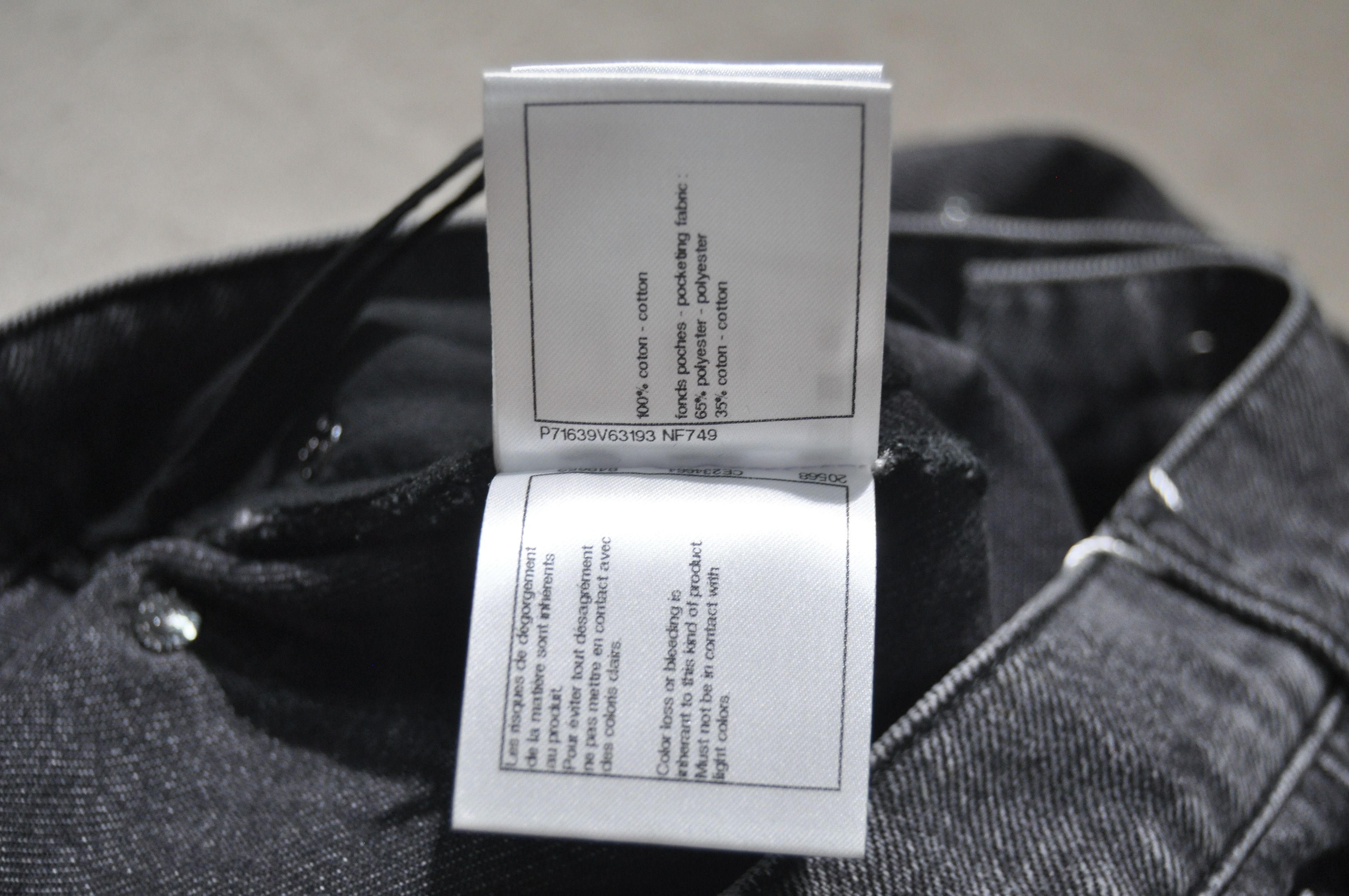 Chanel Chanel - F/W 21 - Silver CC Logo Denim Jean Size 28" / US 6 / IT 42 - 14 Thumbnail
