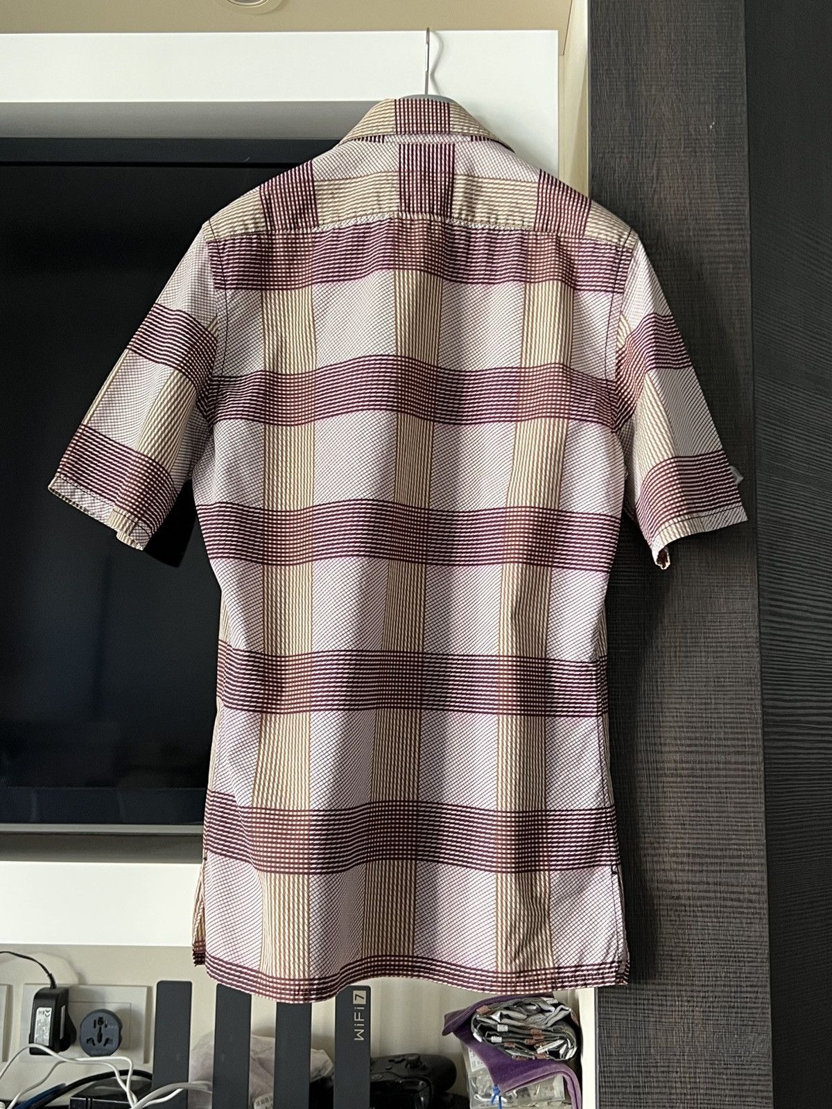 Prada PRADA SS08 check-motif shirt Size US L / EU 52-54 / 3 - 2 Thumbnail