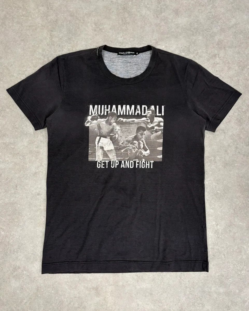 Dolce & Gabbana 2000s Dolce & Gabbana Black Muhammad Ali T-Shirt Size US S / EU 44-46 / 1 - 1 Thumbnail
