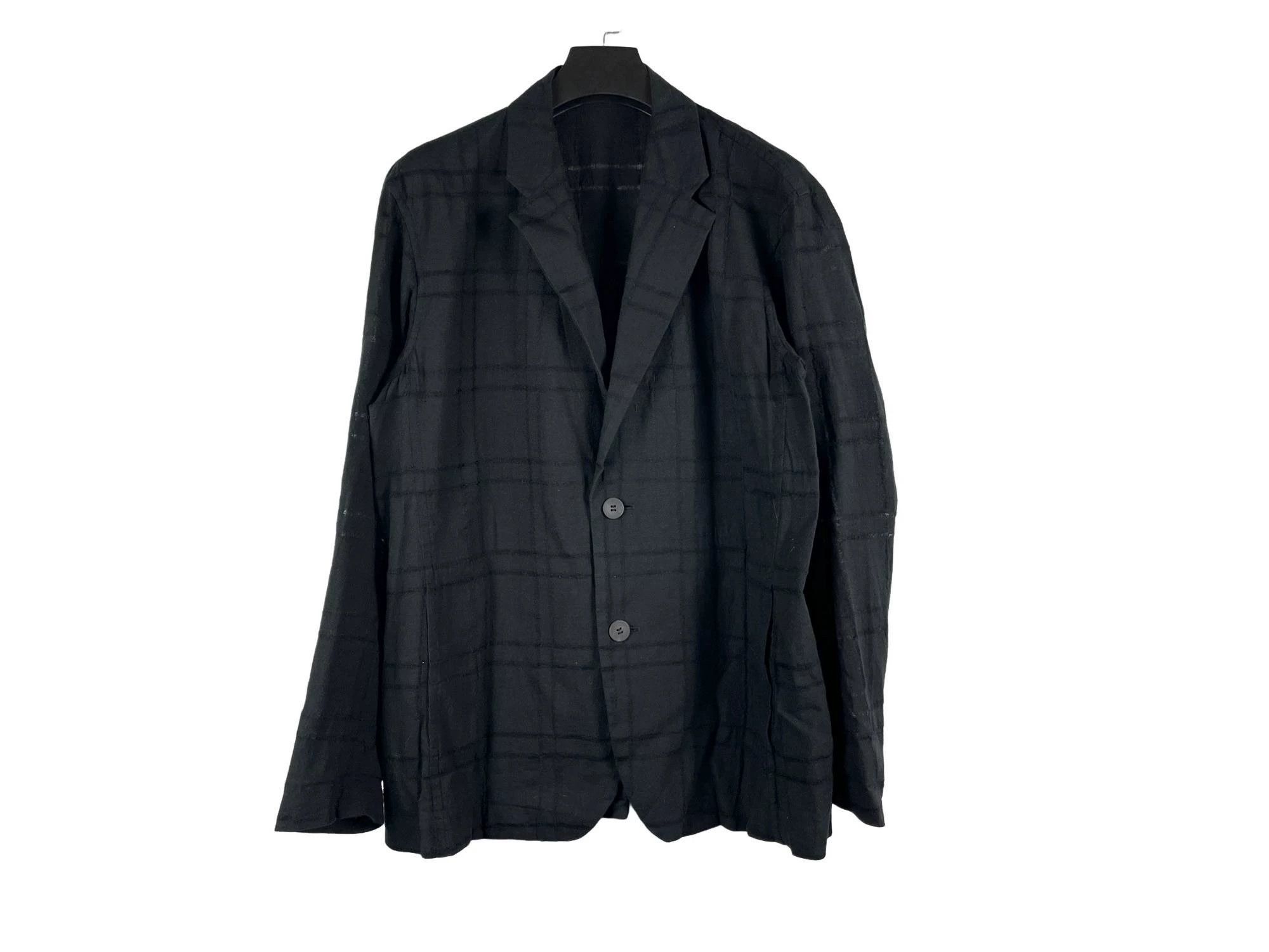 Issey Miyake Issey Miyake 03634 Main Line Check Blazer Size US XL / EU 56 / 4 - 1 Thumbnail