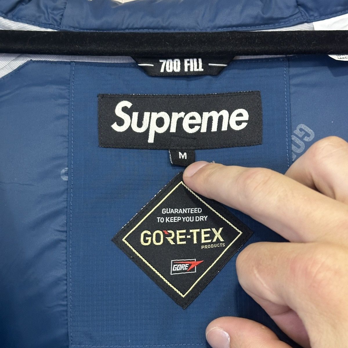 Supreme Supreme FW18 Gore-Tex 700-Fill Down Parka - M - Blue Size US M / EU 48-50 / 2 - 5 Thumbnail