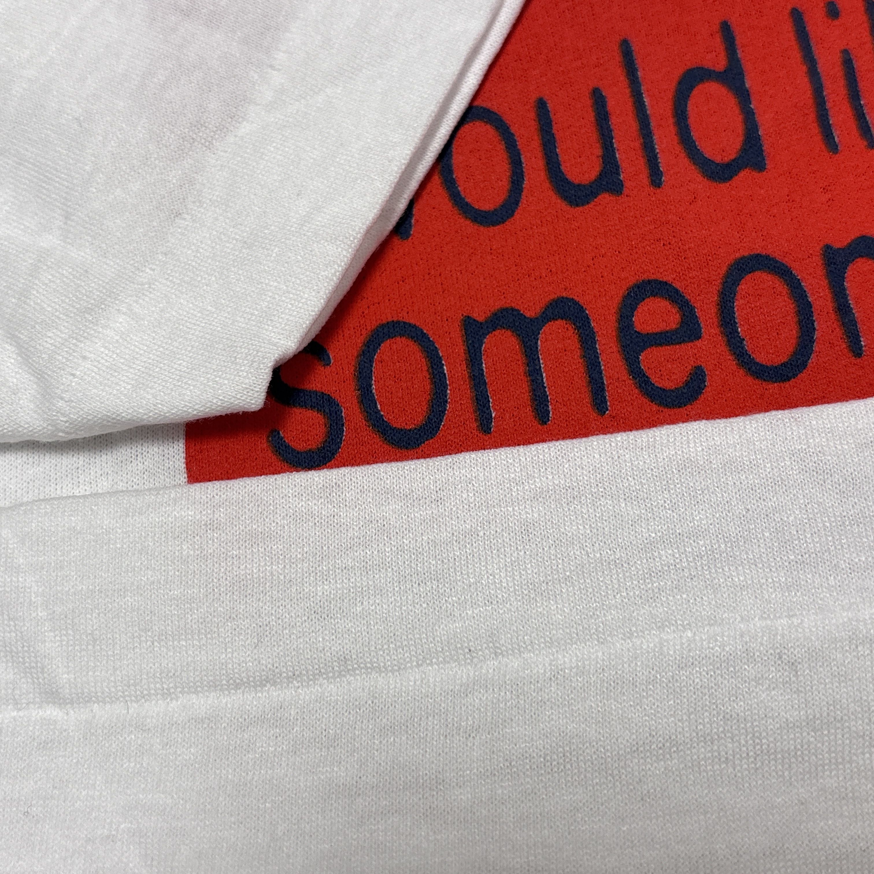 Vintage Vintage 80s T Shirt Single Stitch Screen Stars Blood Donor Size US L / EU 52-54 / 3 - 8 Thumbnail
