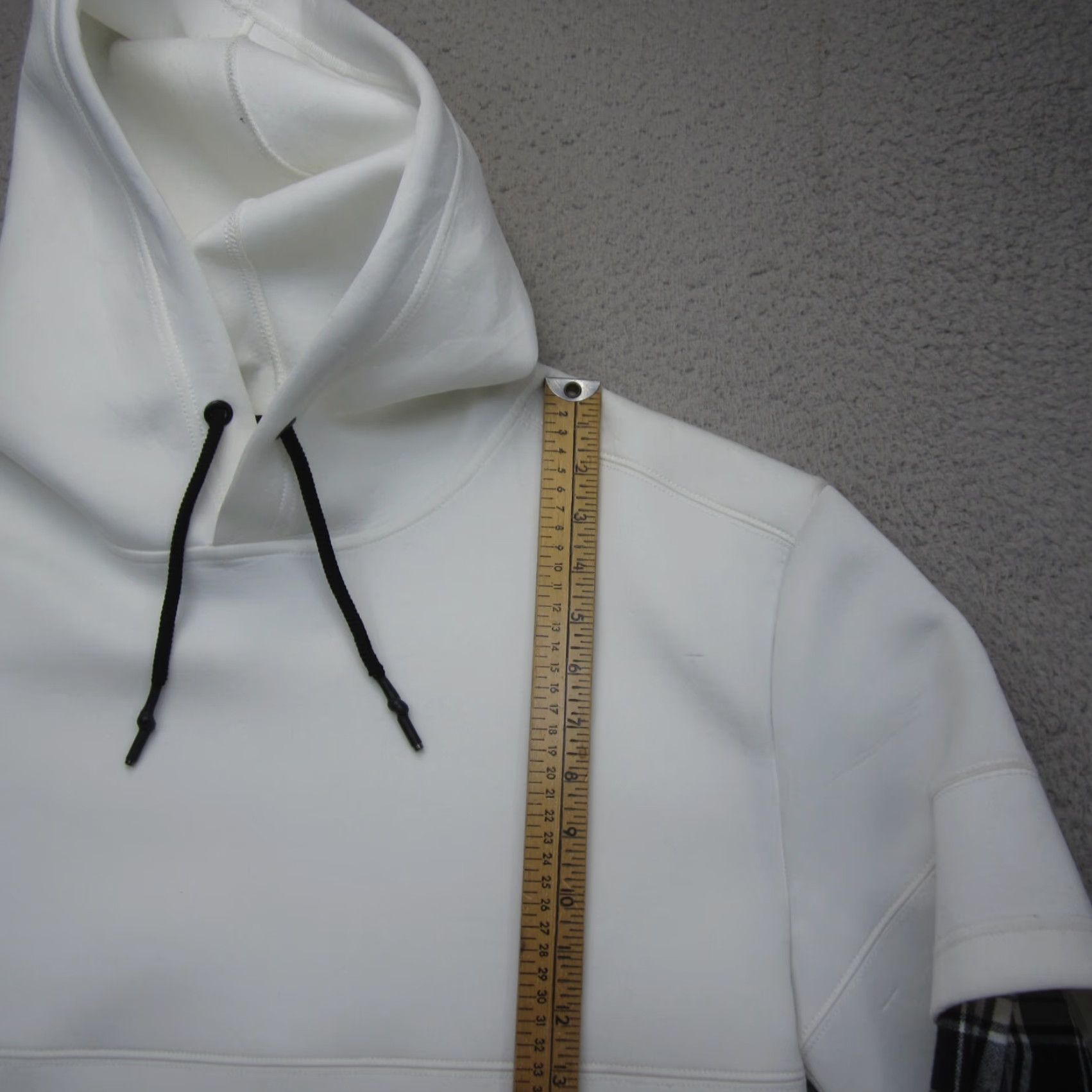 Madison VINTAGE Madison Supply Sweater Mens Small White Double Layer Flannel Sleeve Hoodie Size US S / EU 44-46 / 1 - 7 Thumbnail