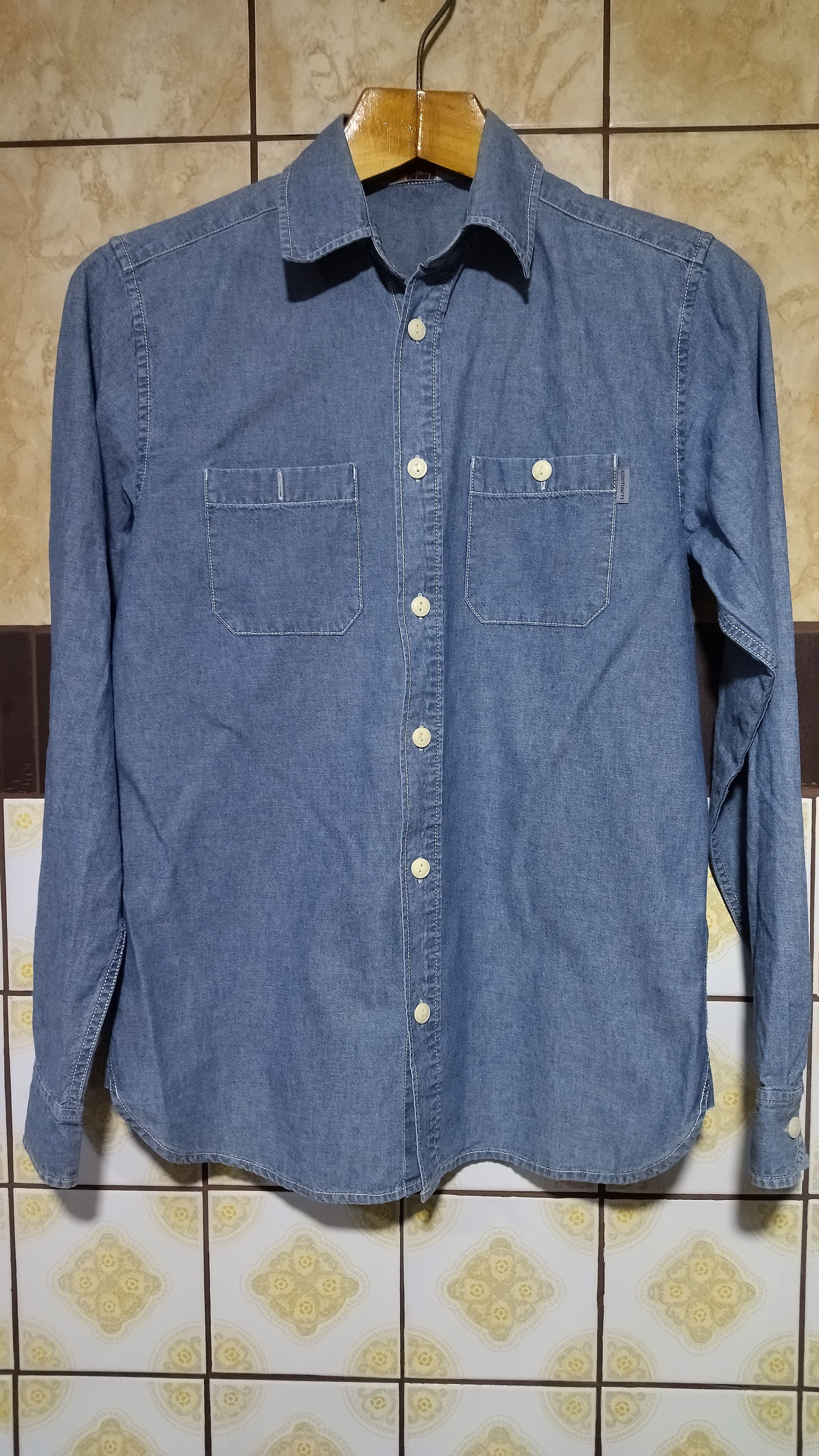 Carhartt Vintage Carhartt up button denim shirt Size US S / EU 44-46 / 1 - 2 Thumbnail