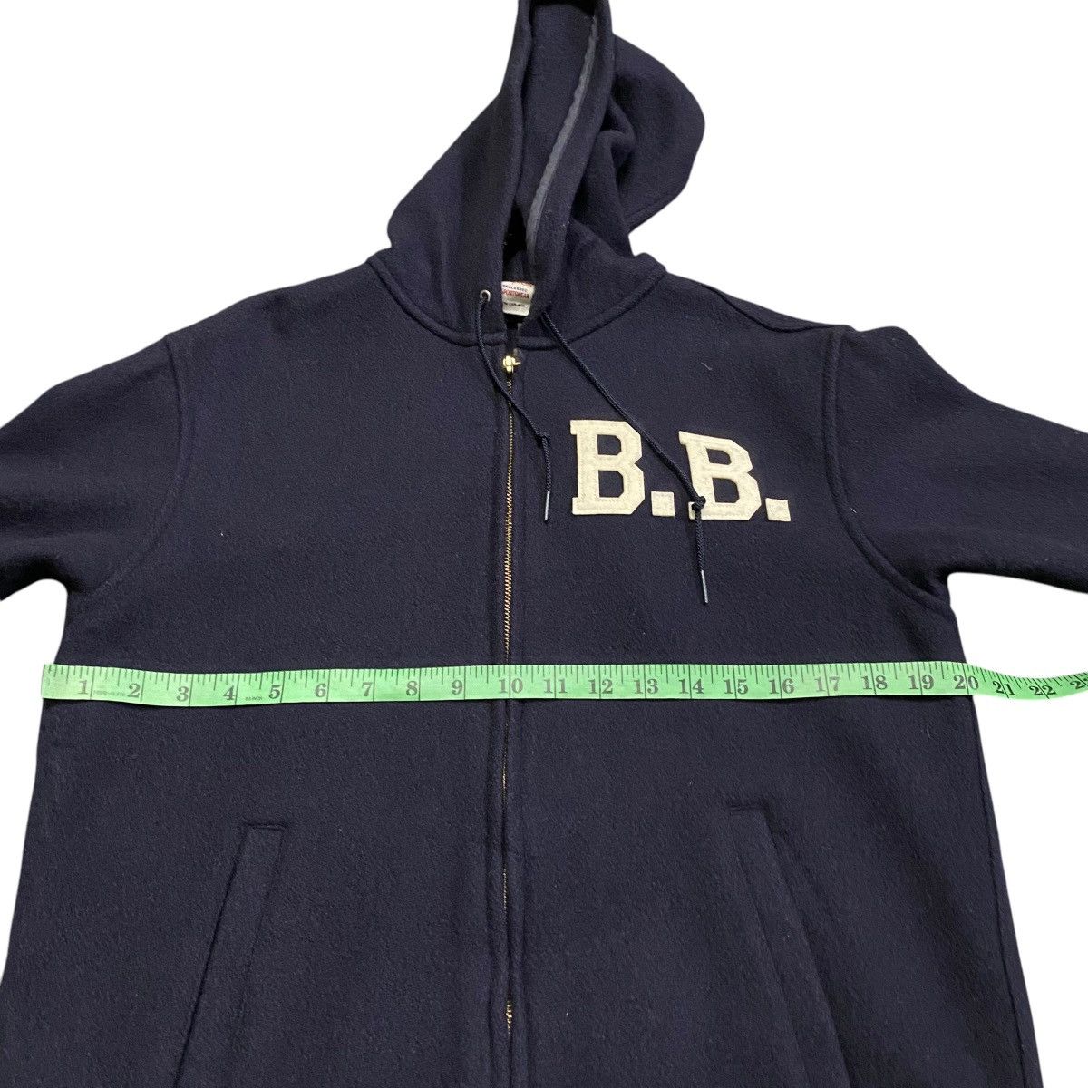 Champion × Vintage Vintage 50s Champion Reproduction Label Wool Hoodie Size US M / EU 48-50 / 2 - 15 Thumbnail
