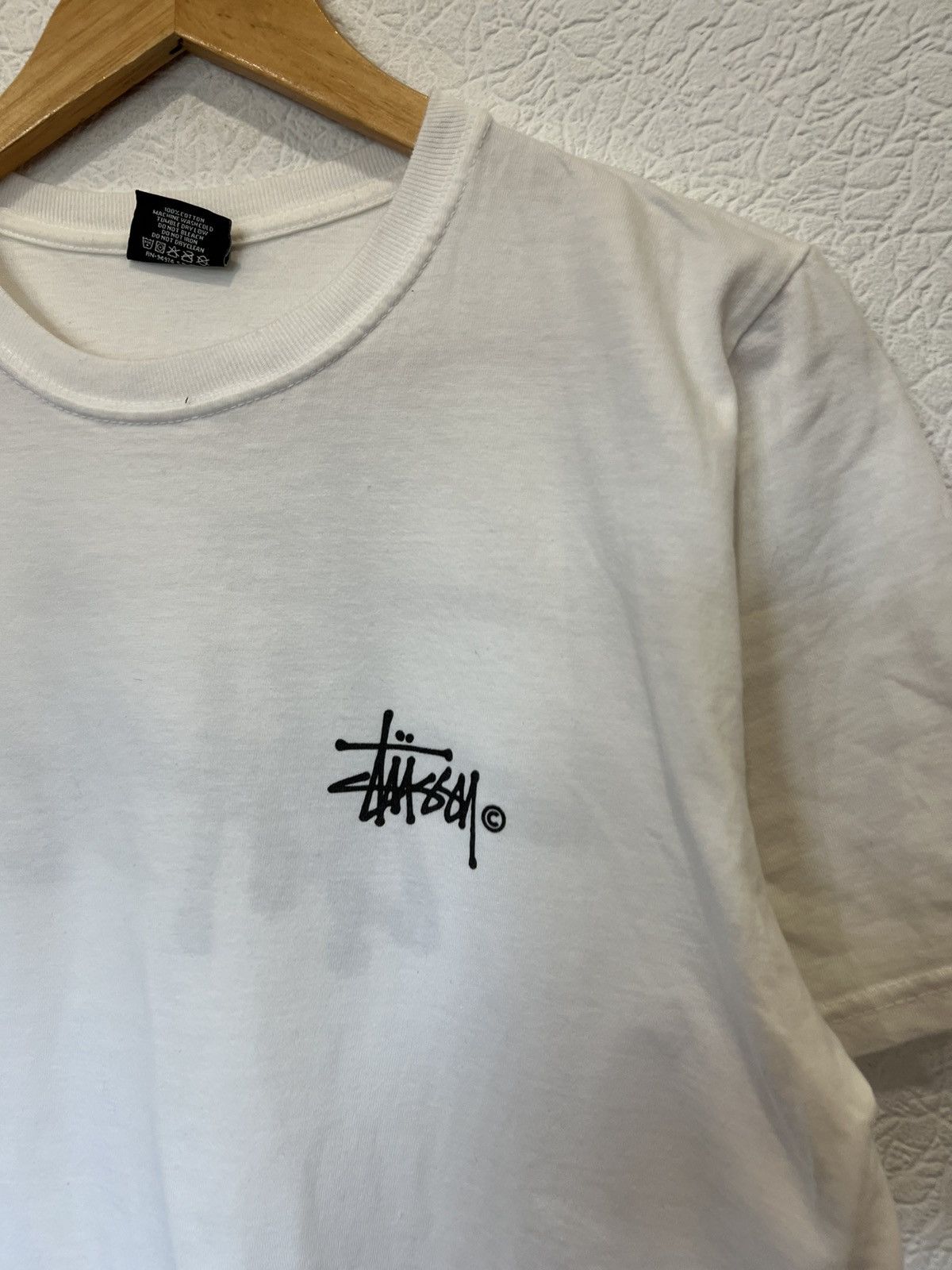 Stussy × Vintage Vintage Stussy White T Shirt Tee Sk8 Size US S / EU 44-46 / 1 - 3 Thumbnail