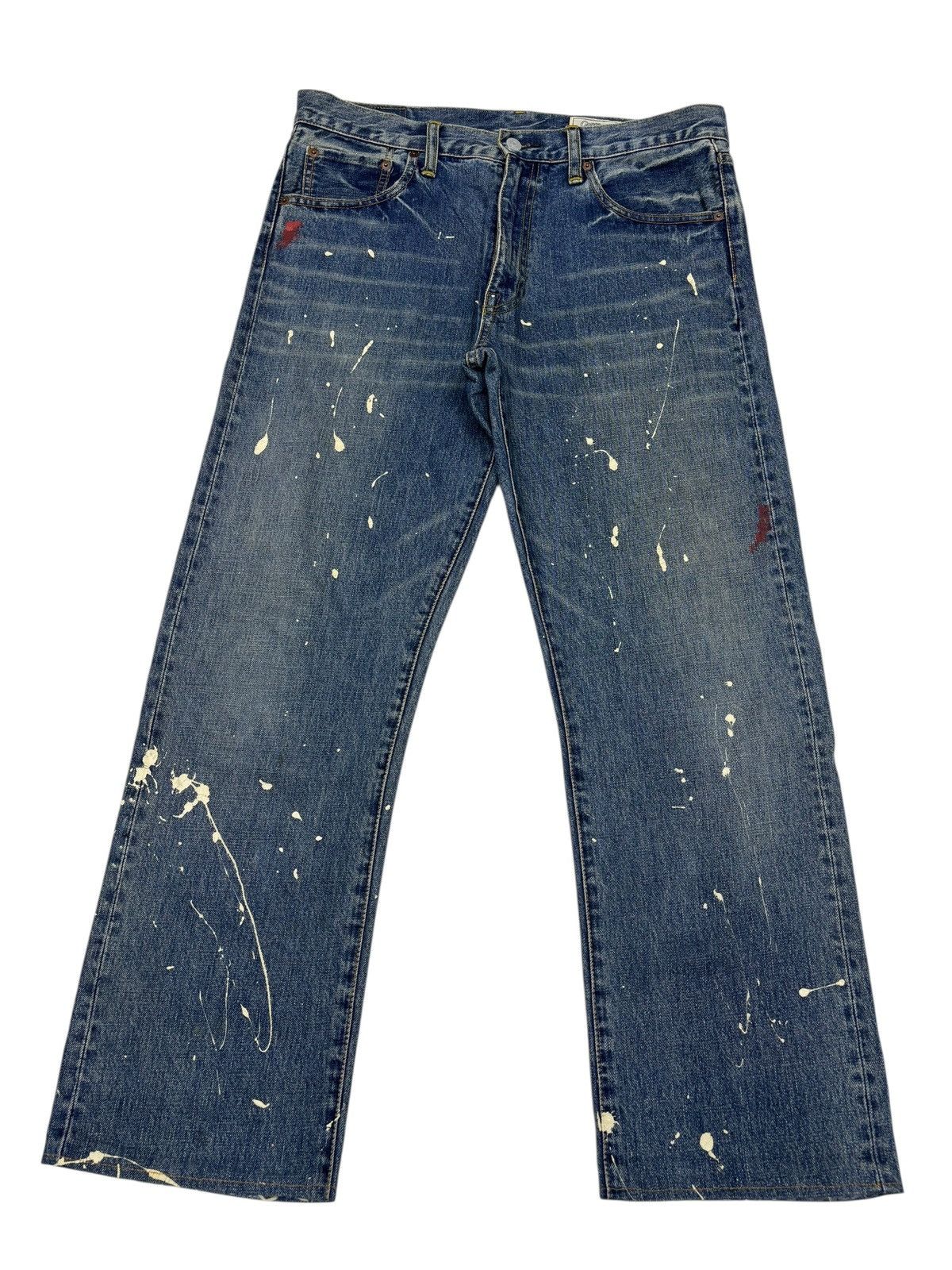 Kapital RARE VINTAGE PAINTER JEANS OSHKOSH BAGGY LOOSE DENIM JEAN Size US 34 / EU 50 - 1 Thumbnail