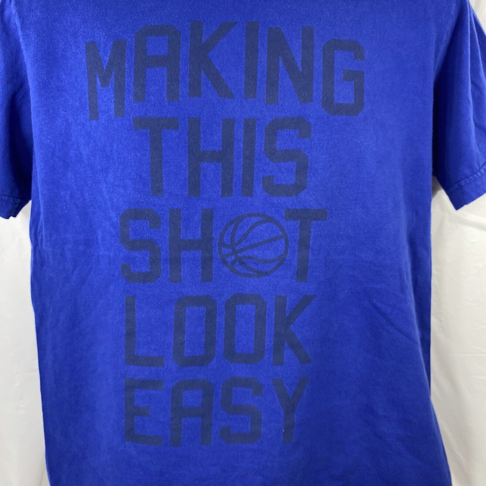 Nike Nike Medium Basketball Making Shot Look Easy Graphic Tee Size US M / EU 48-50 / 2 - 3 Thumbnail