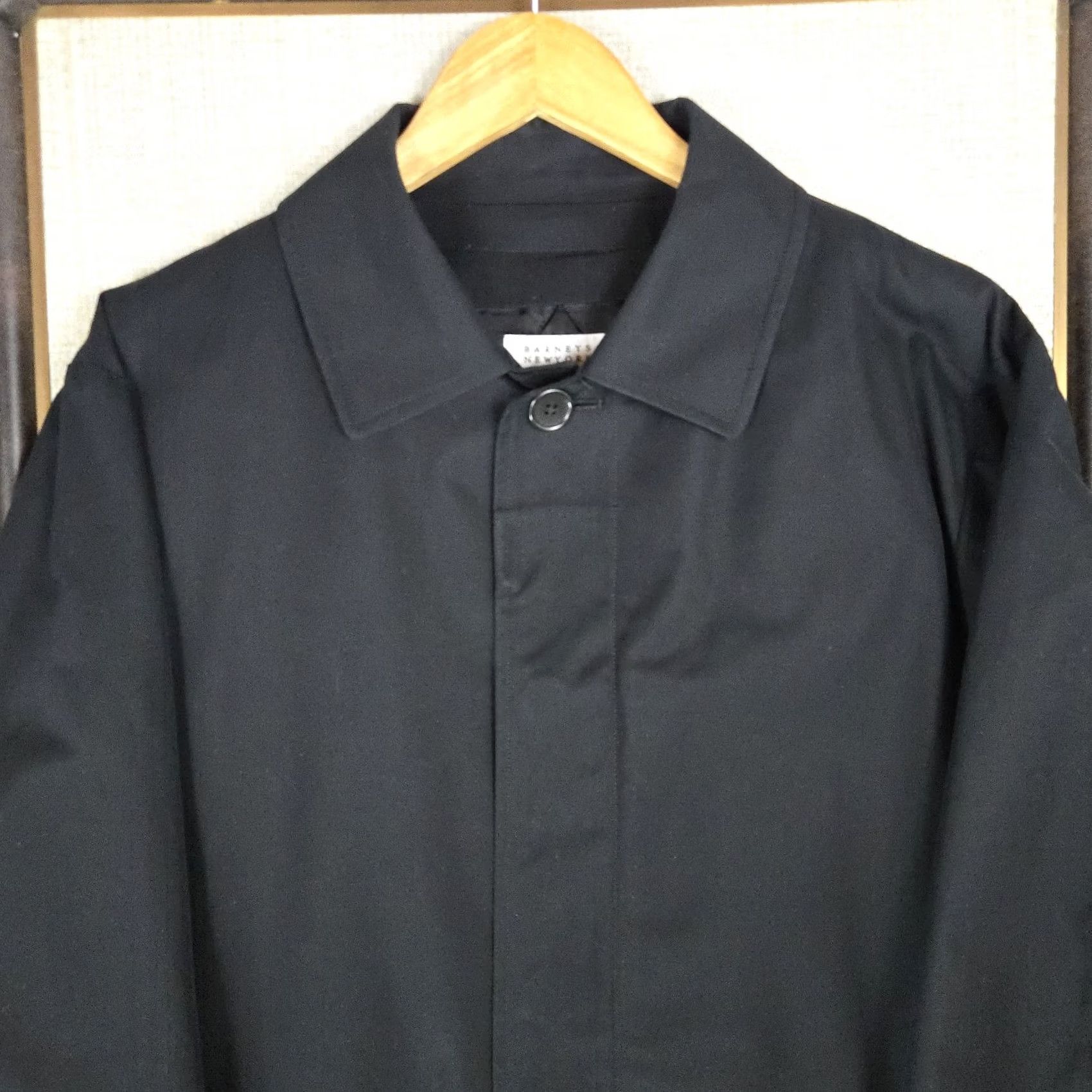 Mackintosh VINTAGE Barneys New York Jacket Coat Men 42 Large Mackintosh Button Front Insulated Liner Vest Black 100% Cotton 3 in 1 Size US L / EU 52-54 / 3 - 3 Thumbnail