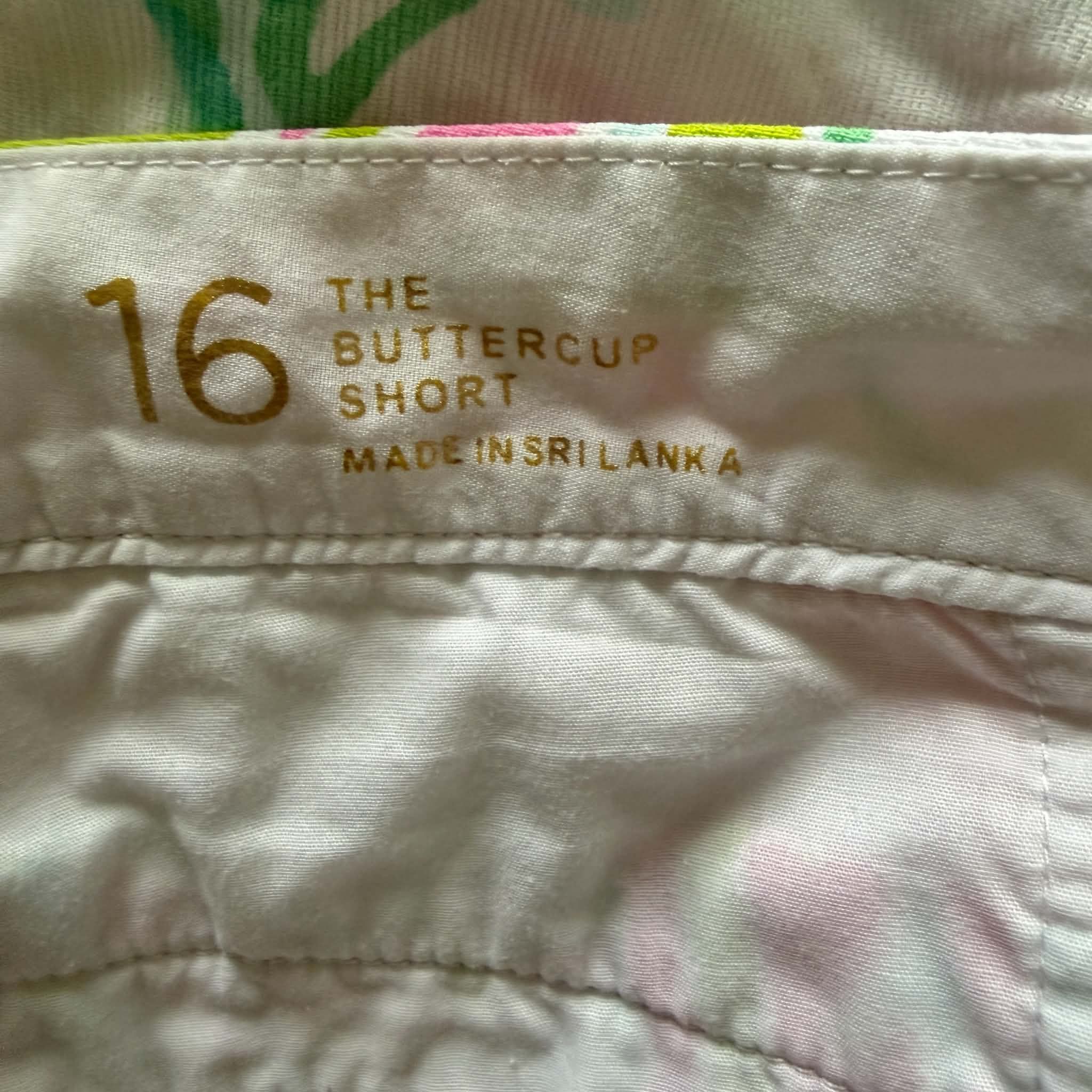 Lilly Pulitzer Lilly Pulitzer Buttercup Shorts Pink Floral Scalloped Hem Size 38" / US 16 / IT 52 - 6 Thumbnail