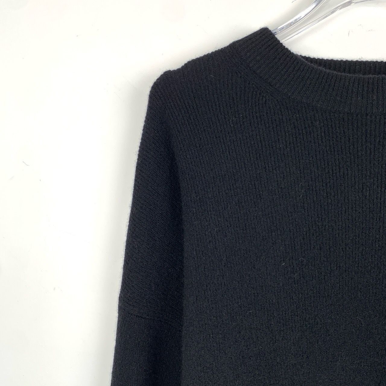 Alexander Wang Alexander Wang Black Round-Neck Wool Knit Diamond-Embellishe Size US XS / EU 42 / 0 - 5 Thumbnail