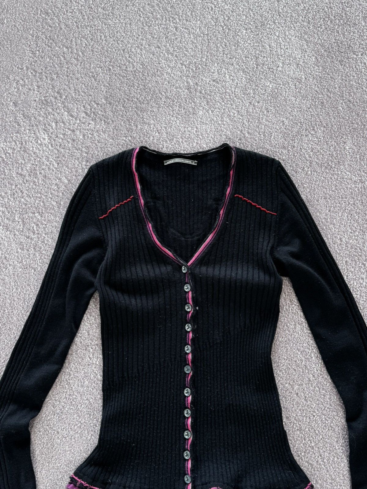 Marithe + Francois Girbaud Vintage Marithe Francois Girbaud Luxury Button Up Cardigan Size S / US 4 / IT 40 - 2 Thumbnail