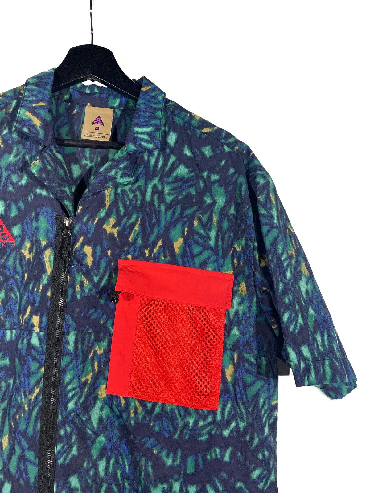 Nike ACG ACG Zip Outdoor Shirt Big Logo Abstract Print Size M-L Size US M / EU 48-50 / 2 - 2 Thumbnail
