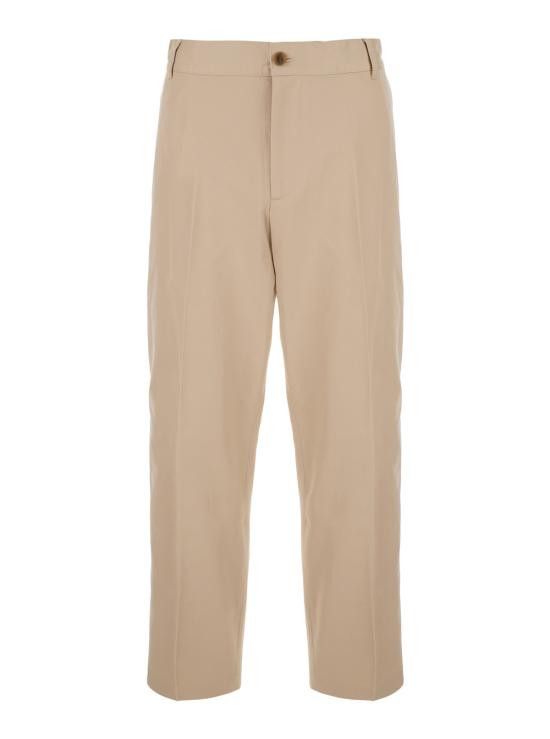 Maison Kitsune MAISON KITSUNE Men Straight Pants MM01120WW0078P218 Beige Size US 44 / EU 60 - 1 Thumbnail