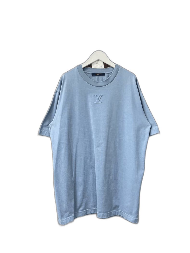 Louis Vuitton Louis Vuitton Blue Short Sleeve Shirt -2505 Size US XL / EU 56 / 4 - 1 Thumbnail