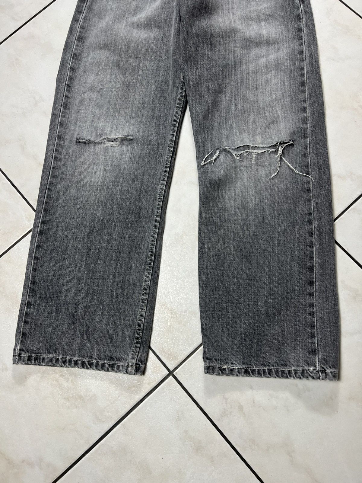 Levi's Vintage 90s Levis 569 loose straight washed distressed jeans Size US 29 - 5 Thumbnail