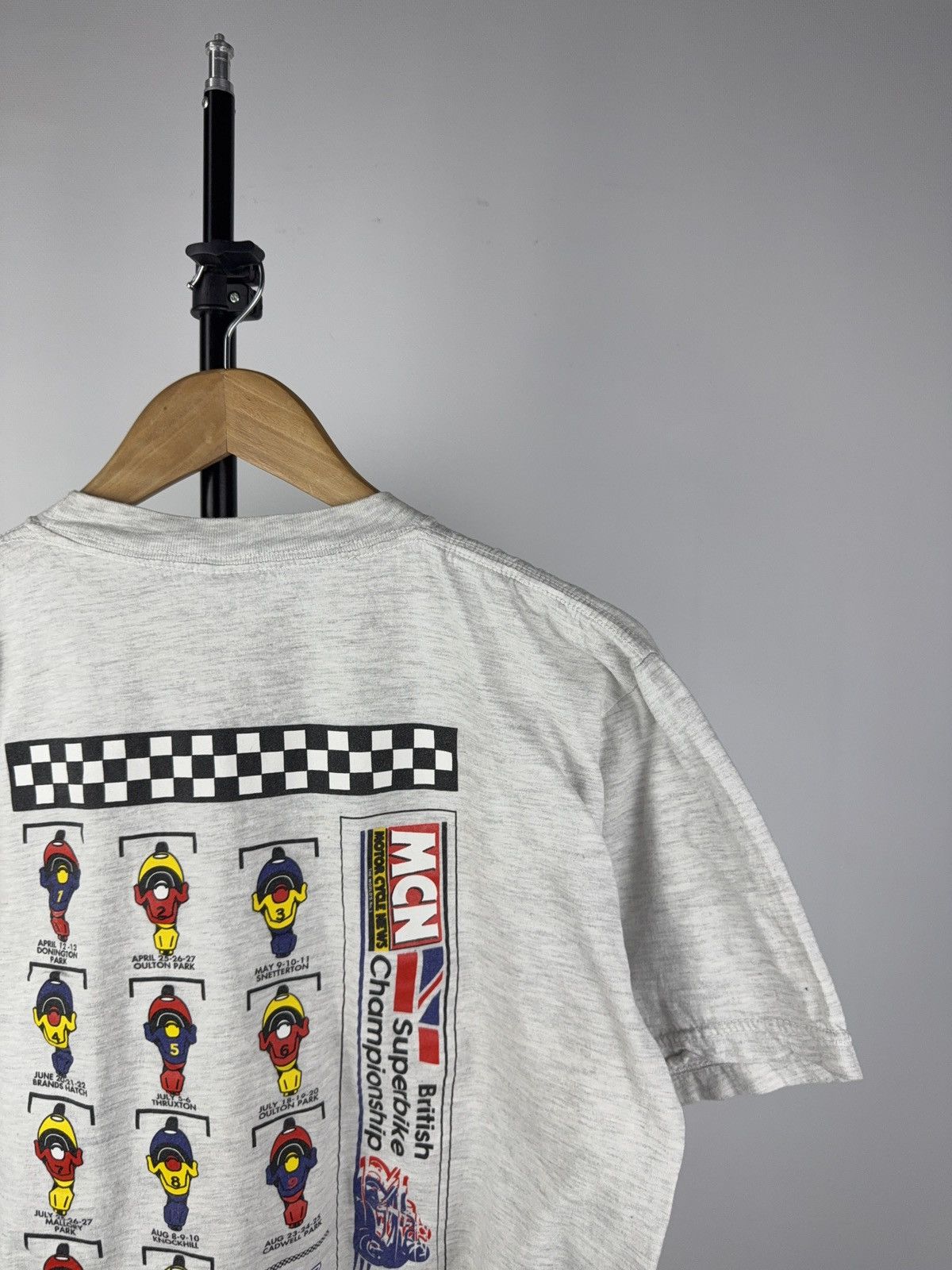 Vintage Vintage 1998 Super Bike British Championship Moto T shirt Size US S / EU 44-46 / 1 - 9 Thumbnail