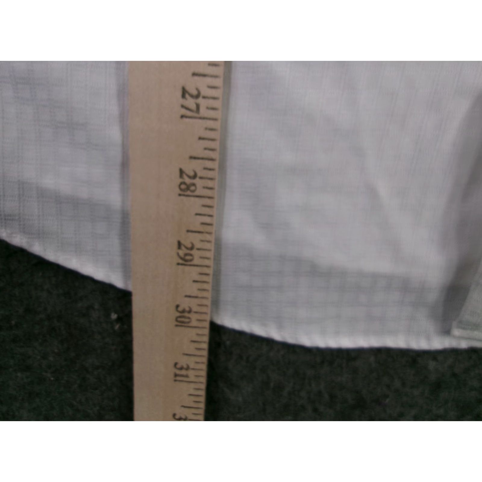 Kenneth Cole KENNETH COLE Shirt Mens 15.5 Slim Fit Non Iron White Long Sleeve Solid Size 40R - 7 Thumbnail