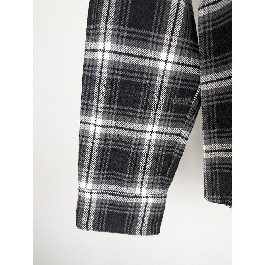 Off-White o1rshd1 Stencil Flannel Check Shirt in Black Size US S / EU 44-46 / 1 - 9 Thumbnail