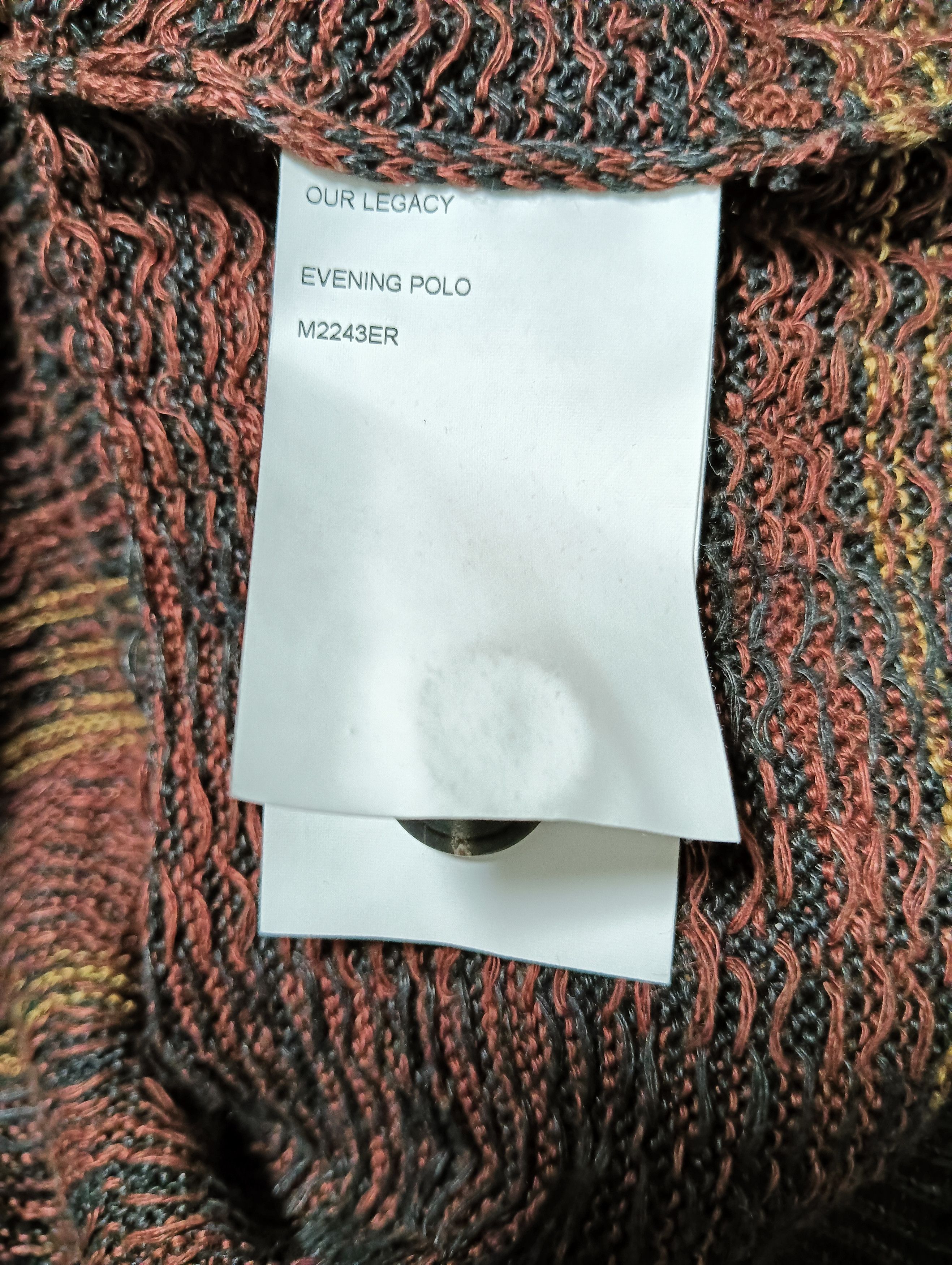 Our Legacy Rust Geezer Check Evening Polo Size US L / EU 52-54 / 3 - 6 Thumbnail