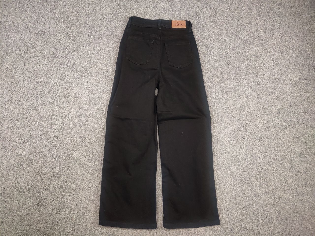 Sezane Sezane denim Le crop Black Wide Leg Minimalist Design Jeans Size 26" / US 2 / IT 38 - 8 Thumbnail