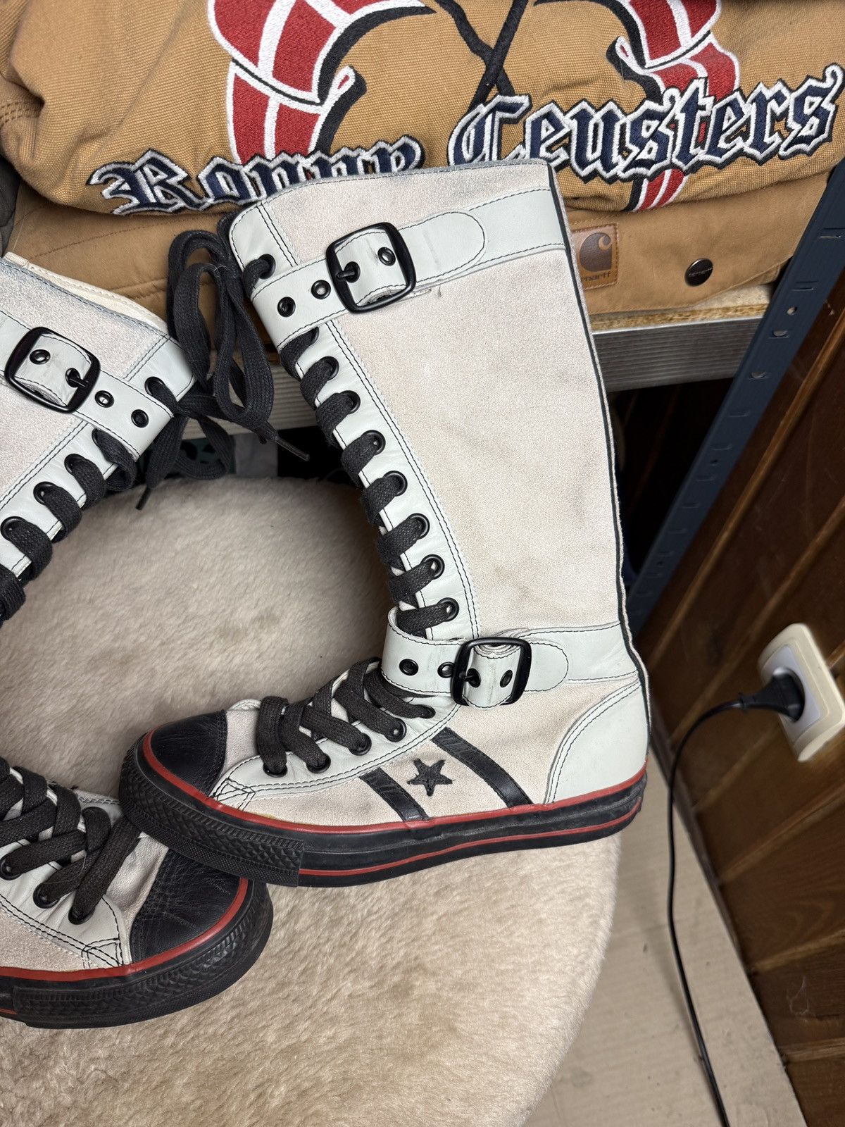 Converse Converse Vintage High Boxing Sneakers Size US 7.5 / IT 37.5 - 3 Thumbnail