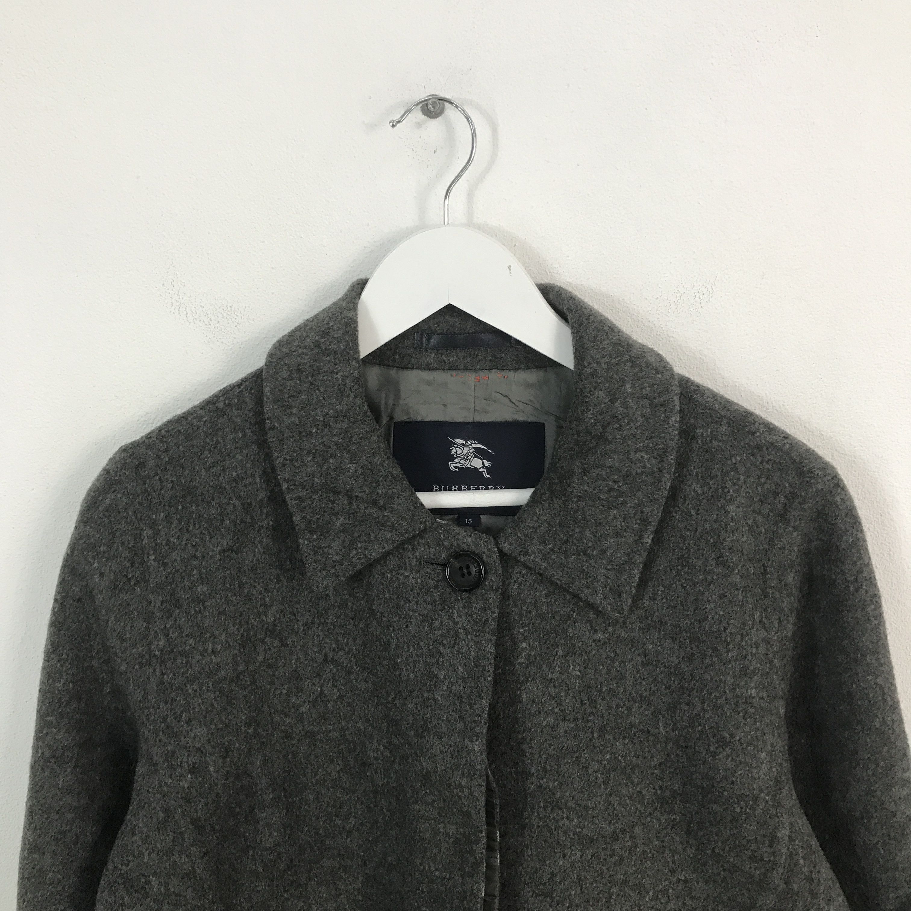 Burberry × Vintage Rare burberry london wool button up jacket Size US L / EU 52-54 / 3 - 2 Thumbnail