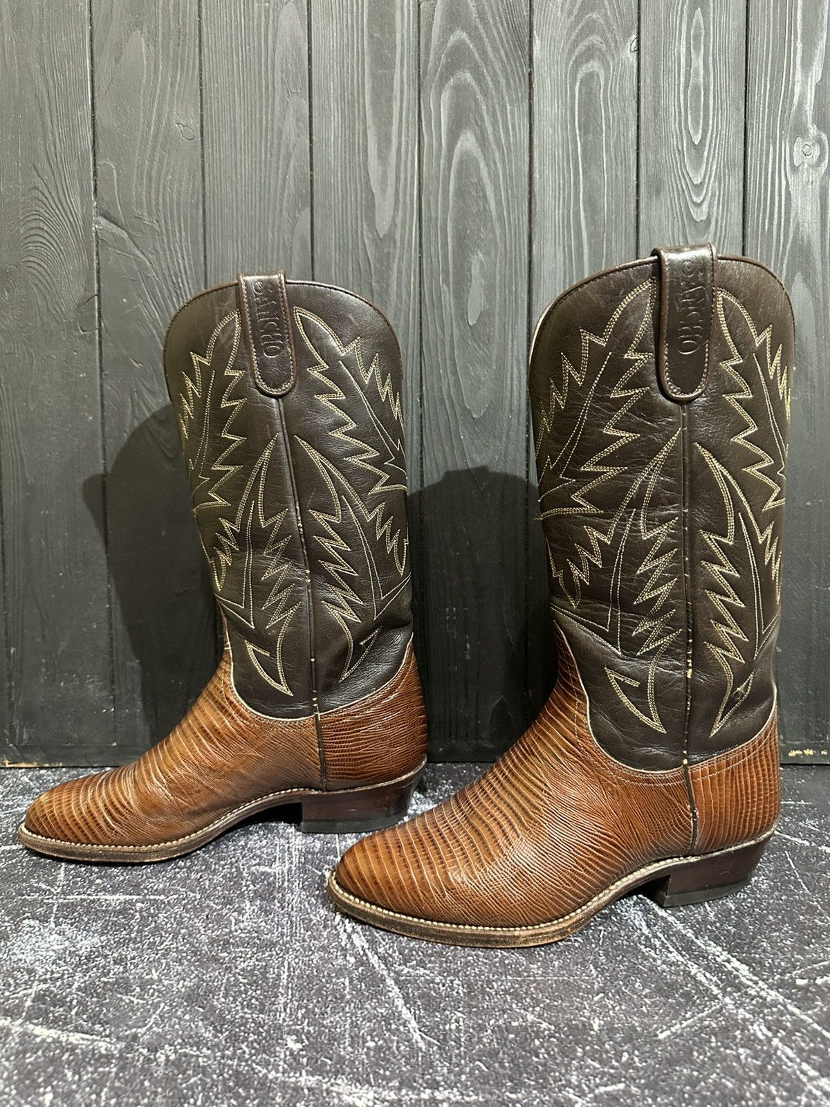 Sancho Boots Sancho Cowboy Brown Leather Boots Size 39 Size US 9 / IT 39 - 3 Thumbnail
