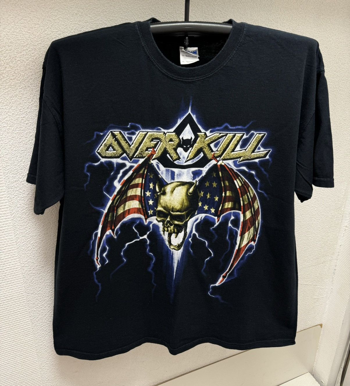 Band Tees Over Kill vintage skull t-shirt xl sz Size US XL / EU 56 / 4 - 1 Thumbnail