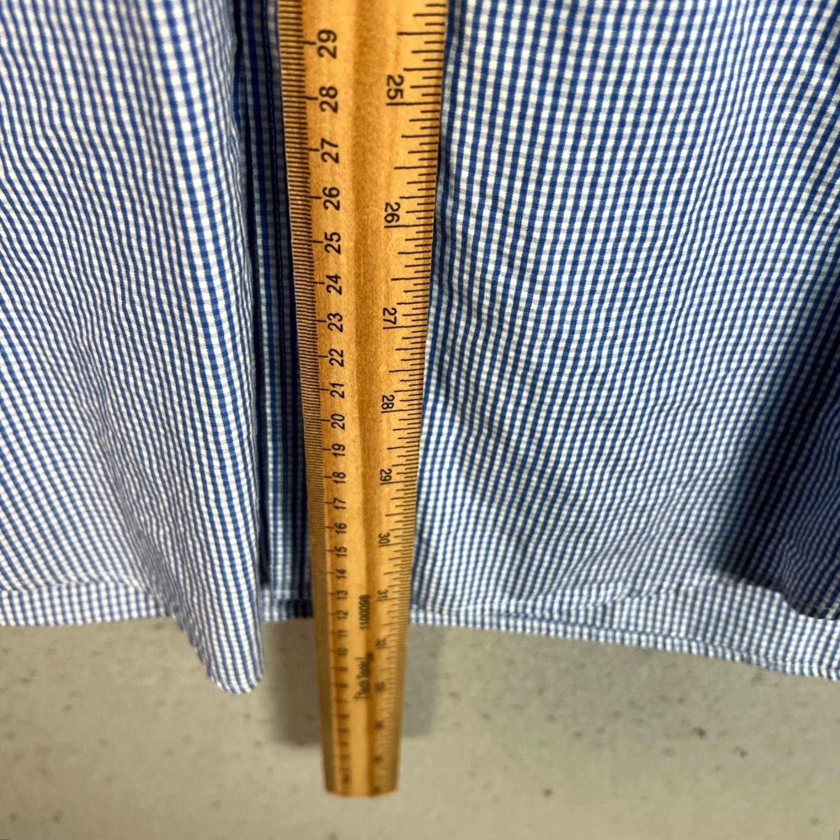 J.Crew J.CREW Blue Gingham Check Shirt Mens Small Button-Up Long Sleeve Cotton Casual Size US S / EU 44-46 / 1 - 6 Thumbnail