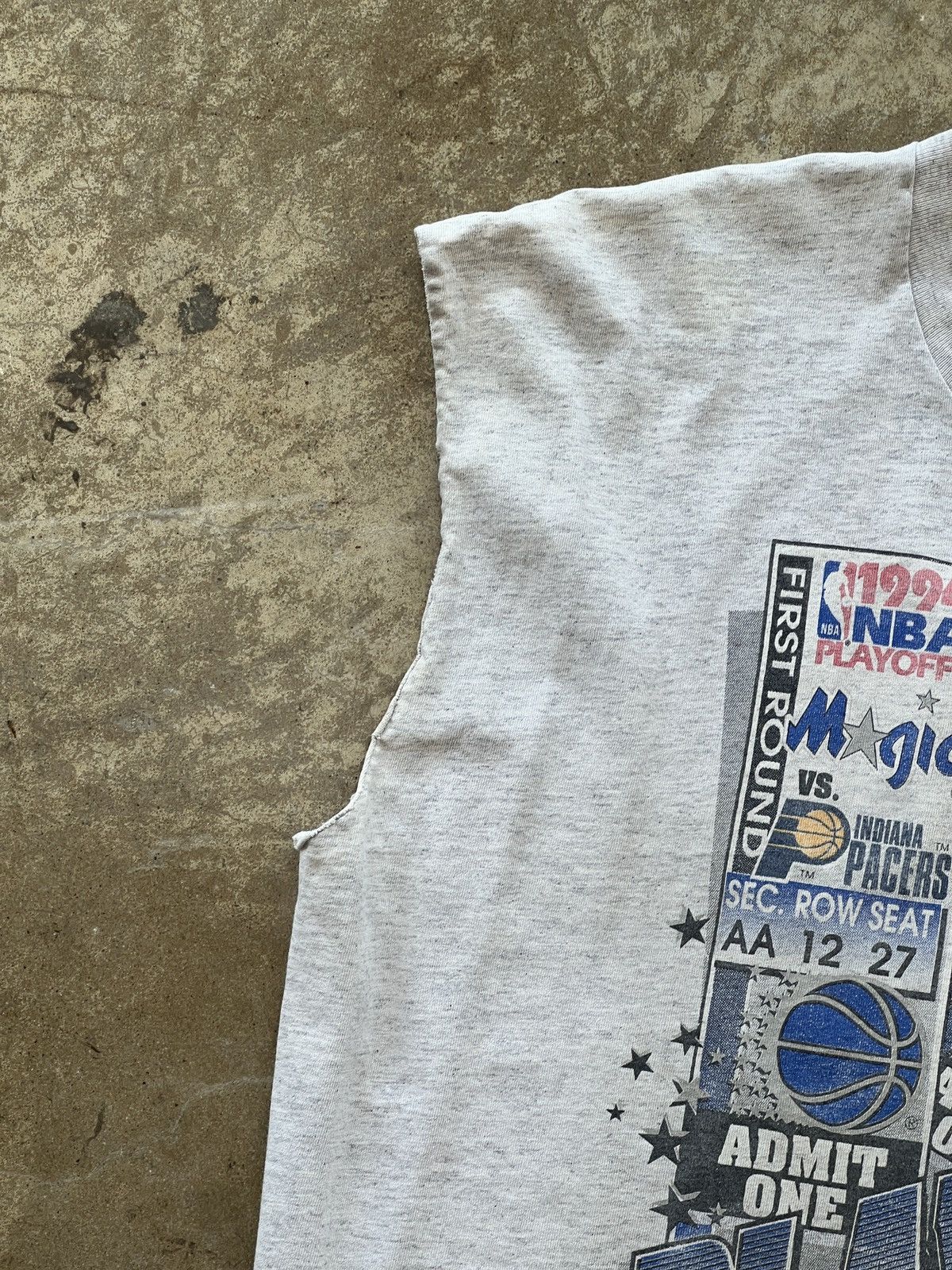 NBA Vintage 1994 NBA Playoff Orlando Magic Indiana Pacers Tee XL Size US XL / EU 56 / 4 - 6 Thumbnail