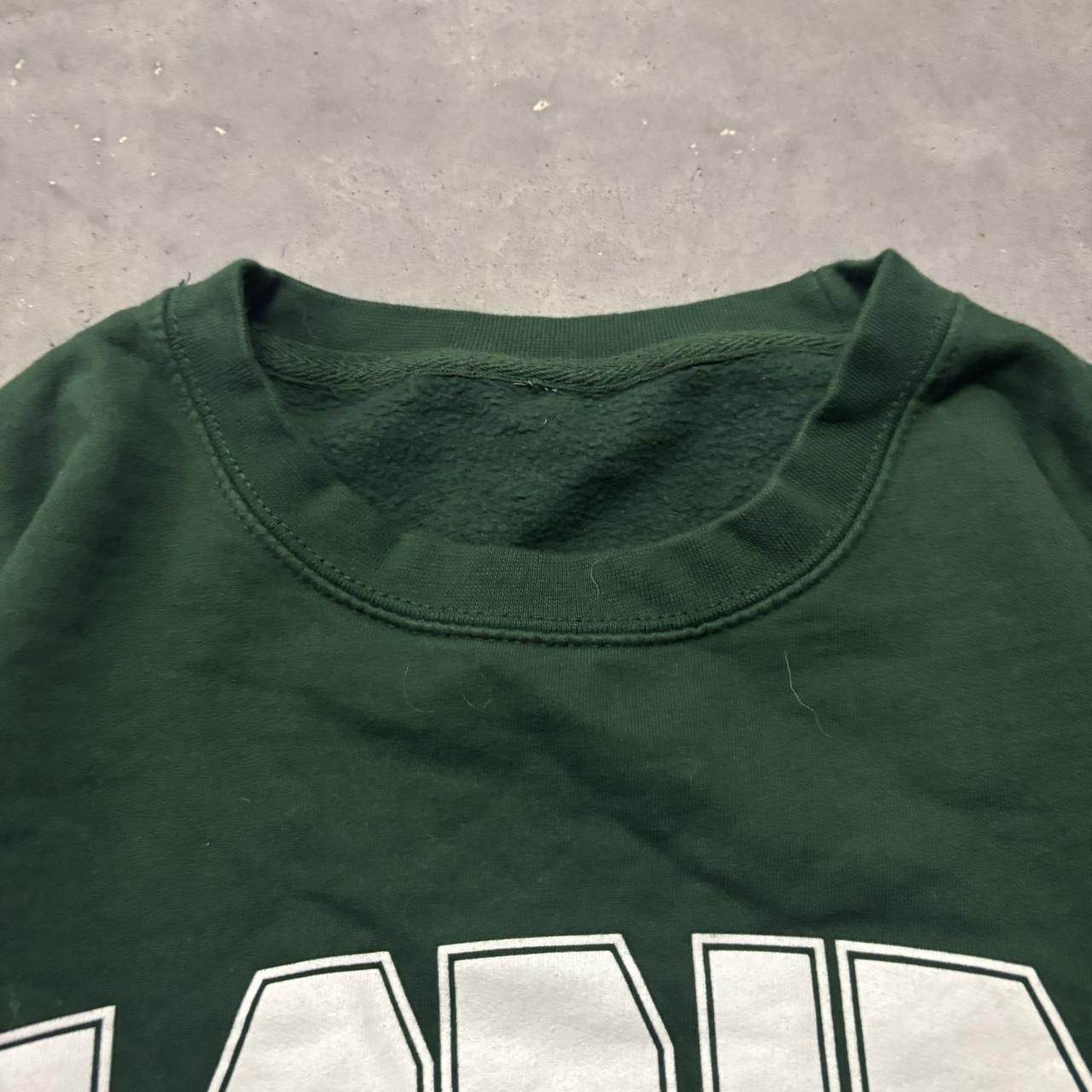 Japanese Brand × Vintage Crazy Vintage Y2K/2000s Forest Green Florida Spellout Streetwear Essential Crewneck! Size US M / EU 48-50 / 2 - 5 Thumbnail