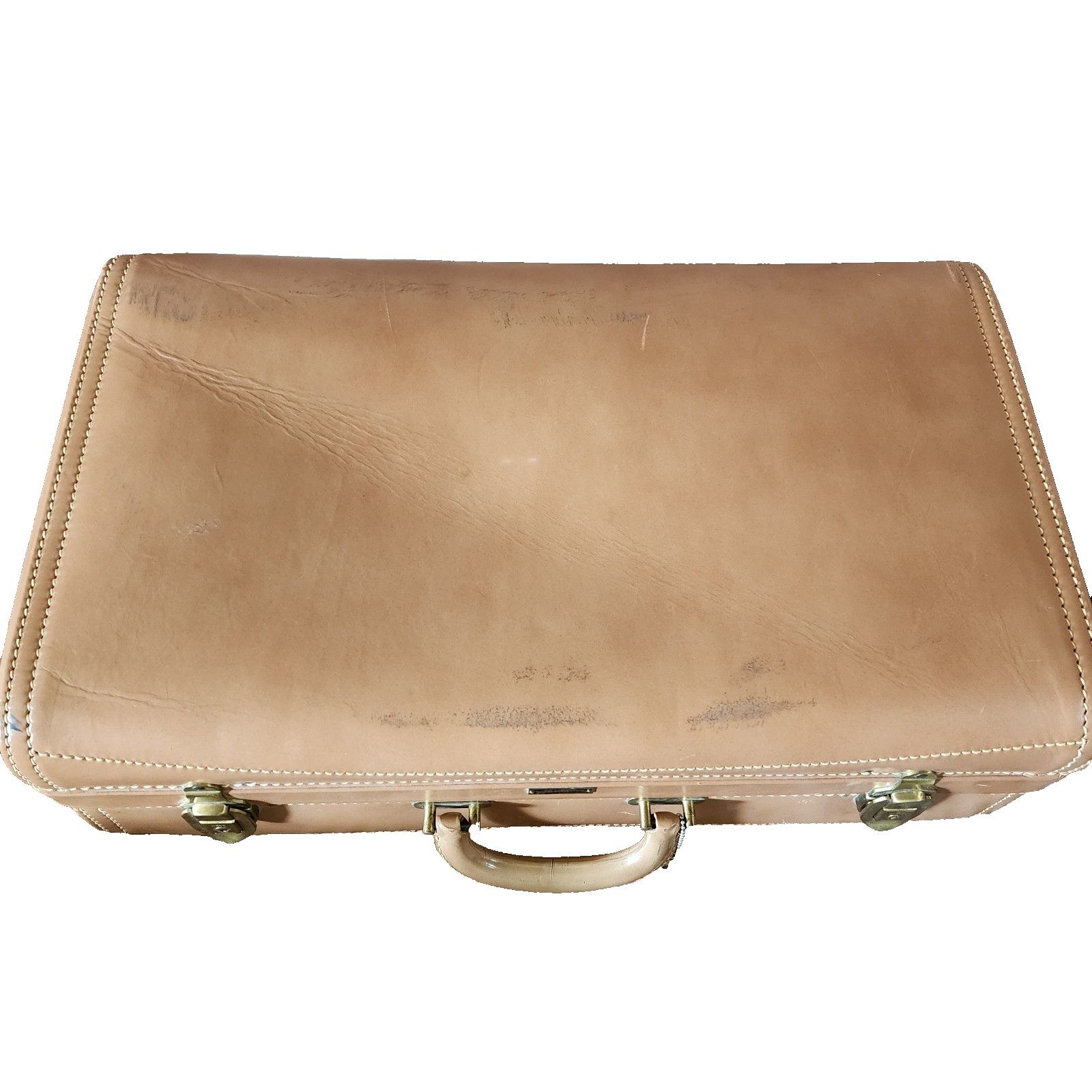 Hartmann Hartmann Knocabout Leather Suitcase - 21"x12"x"6 - Vintage Size ONE SIZE - 10 Thumbnail