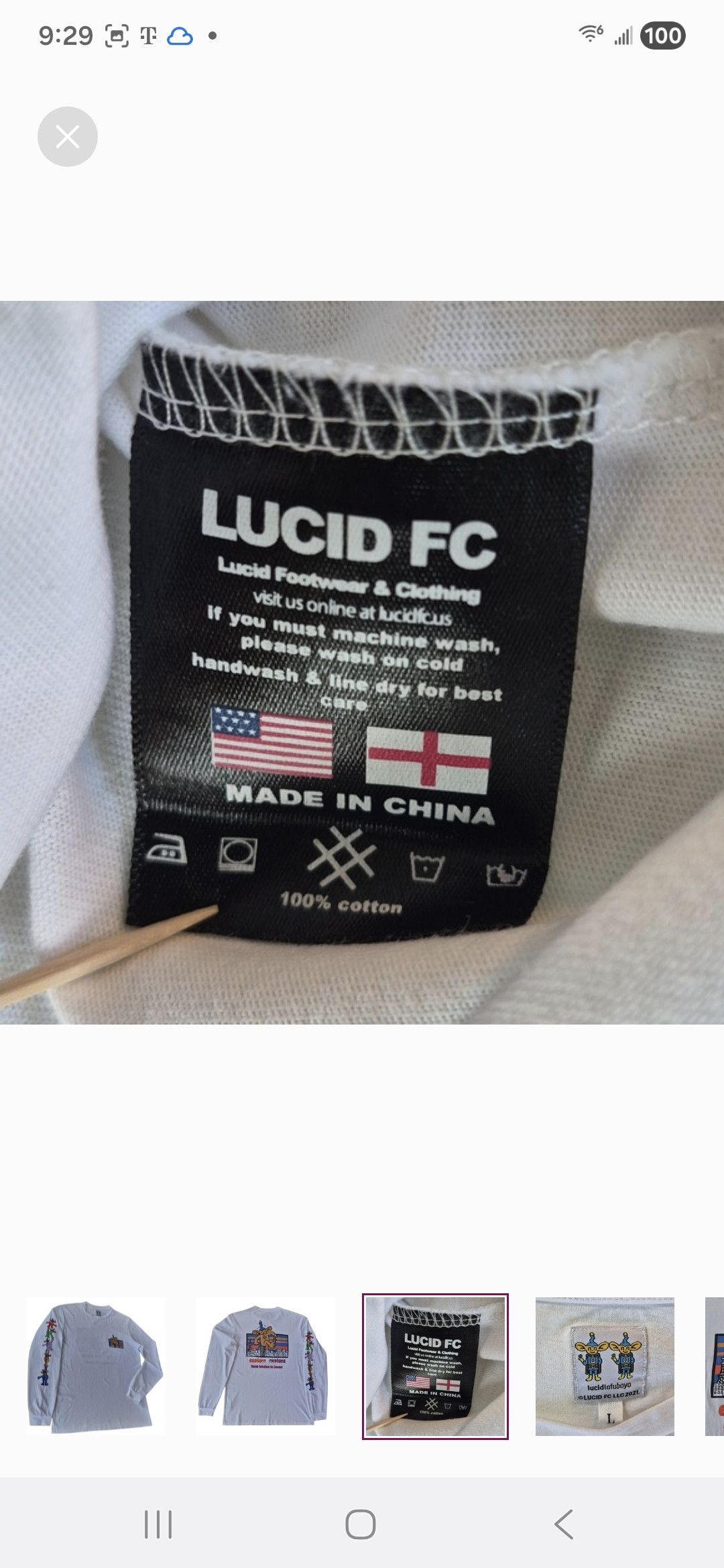 Lucid FC LUCID FC × TOFUBOYO Explore Long-Sleeve T-Shirt Size US L / EU 52-54 / 3 - 3 Thumbnail