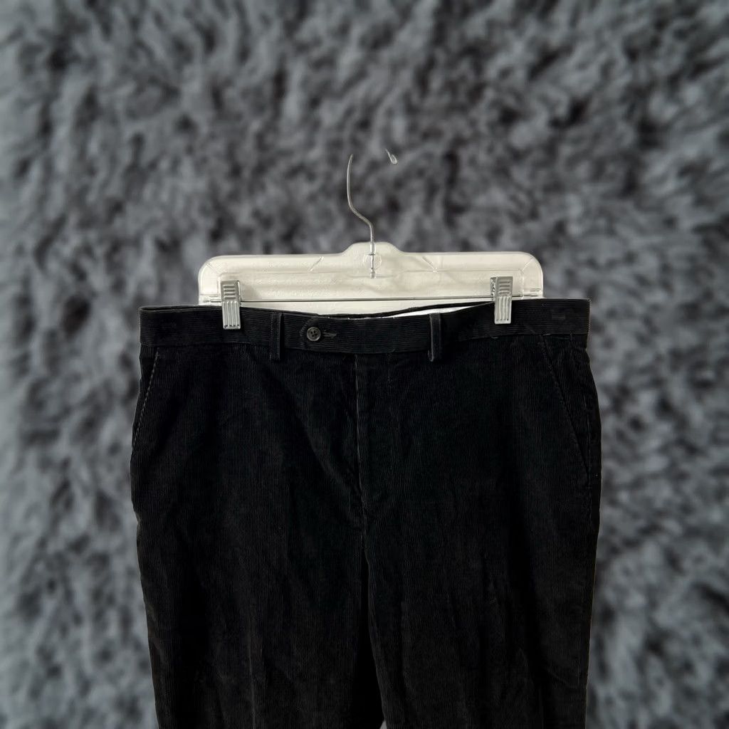 Ralph Lauren Lauren Ralph Lauren Corduroy Pants Mens 36x31 Black Straight Leg Trousers Dress Pants Casual Workwear Size US 36 / EU 52 - 1 Thumbnail