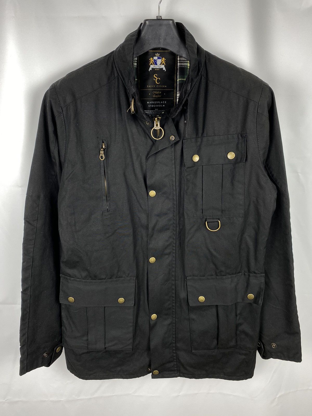 Savvy Citizen Waxed Cotton Jacket Men size M