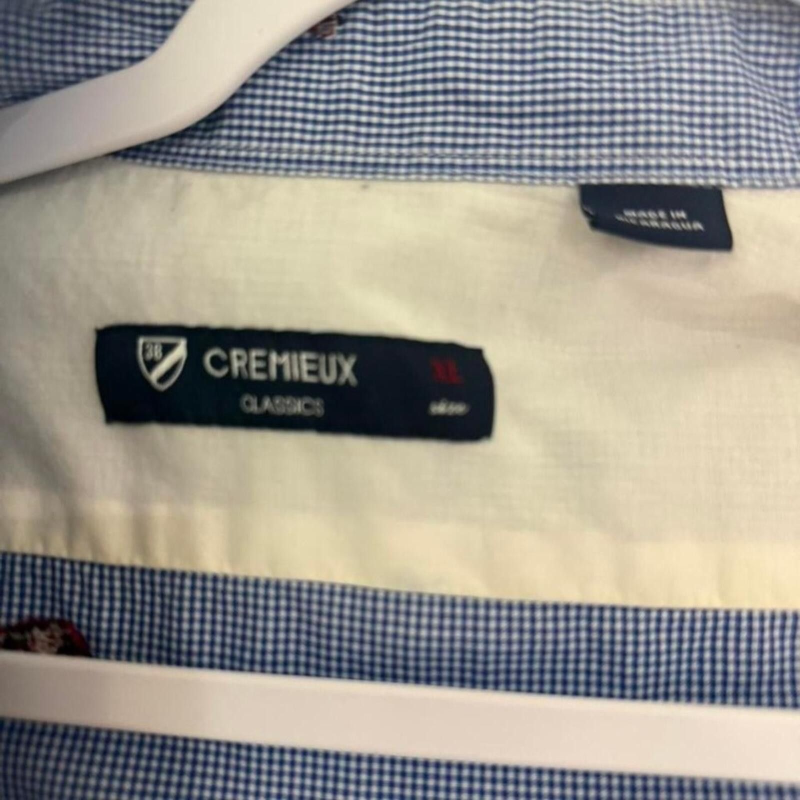 Daniel Cremieux Cremieux blue gingham short sleeve button up shirt Size US XL / EU 56 / 4 - 3 Thumbnail