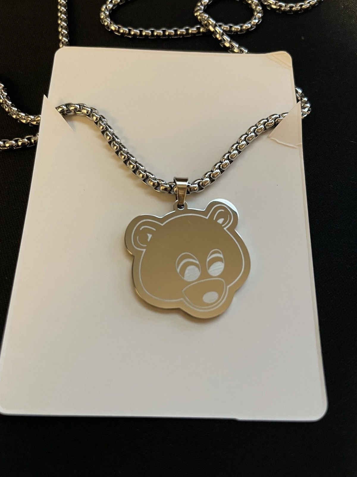 Jewelry × Vintage Kanye West College Dropout Graduation Bear Pendant Necklace Size ONE SIZE - 1 Thumbnail
