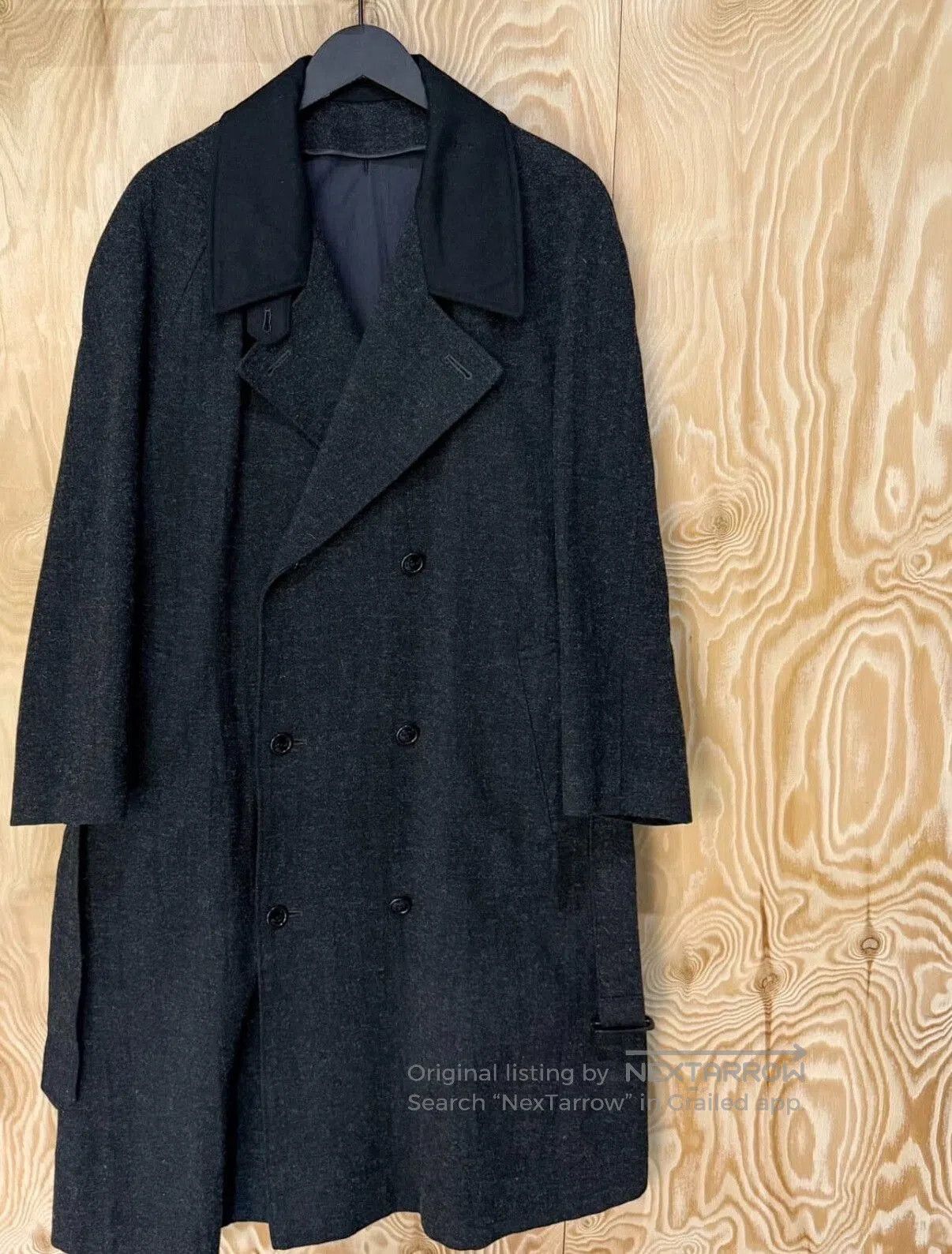 Yohji Yamamoto Yohji Yamamoto 80s Wool Double-Breasted Coat. Size US S / EU 44-46 / 1 - 3 Thumbnail