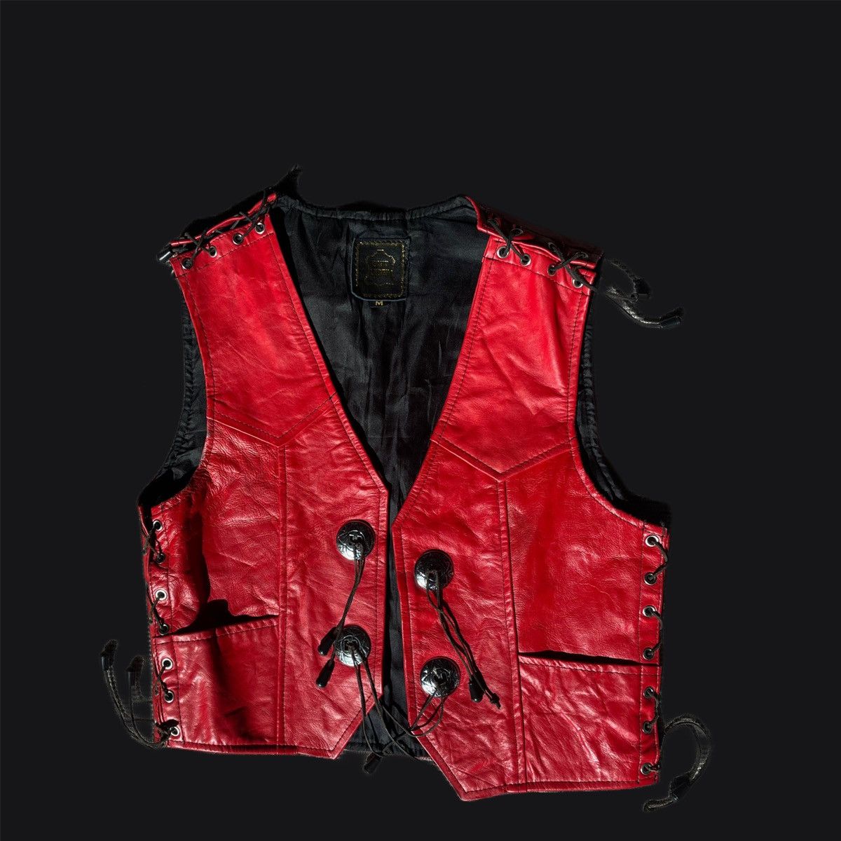 Vintage 70s Rockstar leather vest | Grailed