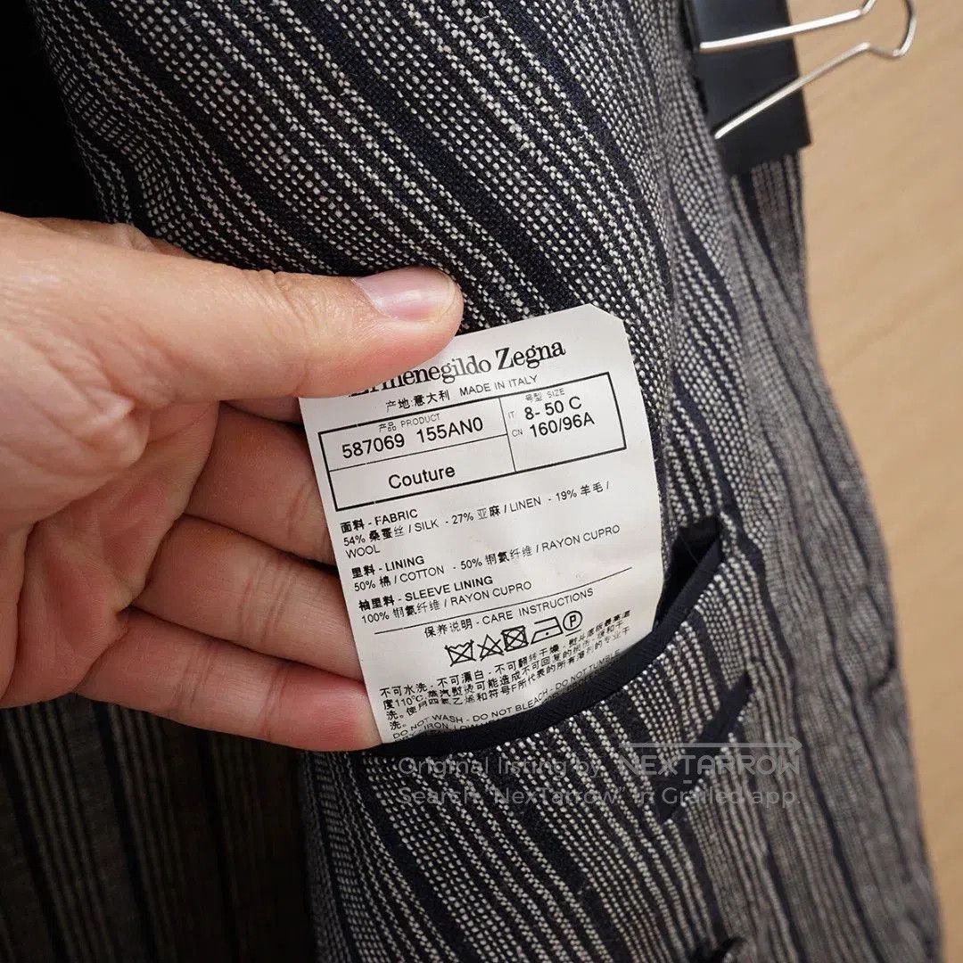 Ermenegildo Zegna Zegna Couture Double. Size US M / EU 48-50 / 2 - 8 Thumbnail