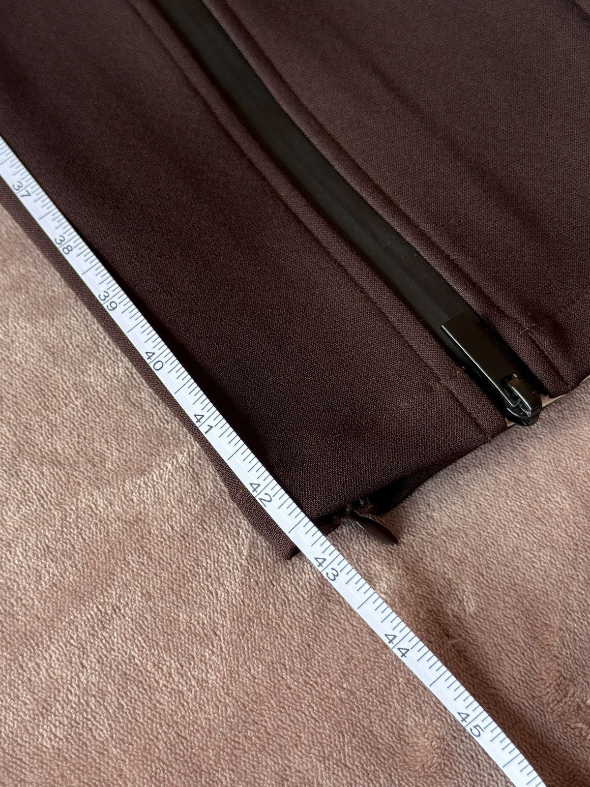 Pieces Uniques XL PIÈCES UNIQUES LE PANTALON EMIN ZIPPED PANTS Brown Zara Size US 34 / EU 50 - 15 Thumbnail