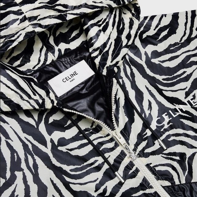 Celine o1bcso1str0924 Jacket Wit Nylon Coating in Black/White Size US S / EU 44-46 / 1 - 3 Thumbnail
