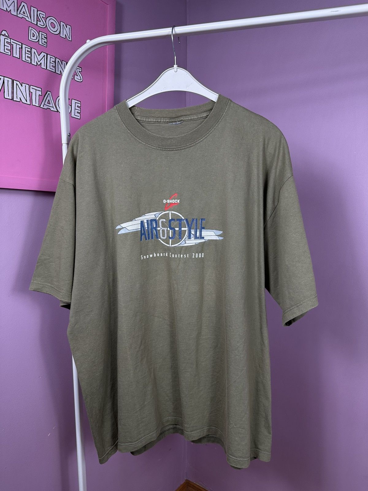 Quiksilver 2000 Quiksilver X G-Shock T-Shirt Snowboard Contest Size US L / EU 52-54 / 3 - 4 Thumbnail