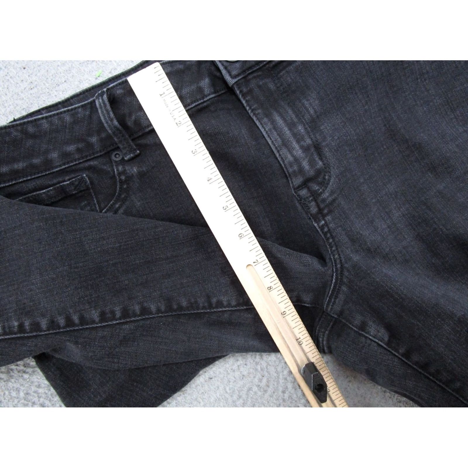 Vintage Maurices Mid Rise Denim Jeans Womens XL Long Black Stretch Skinny 5-Pocket Denim Maurices Womens Size XL Black Skinny Jeans Size 40" / US 18 - 7 Thumbnail