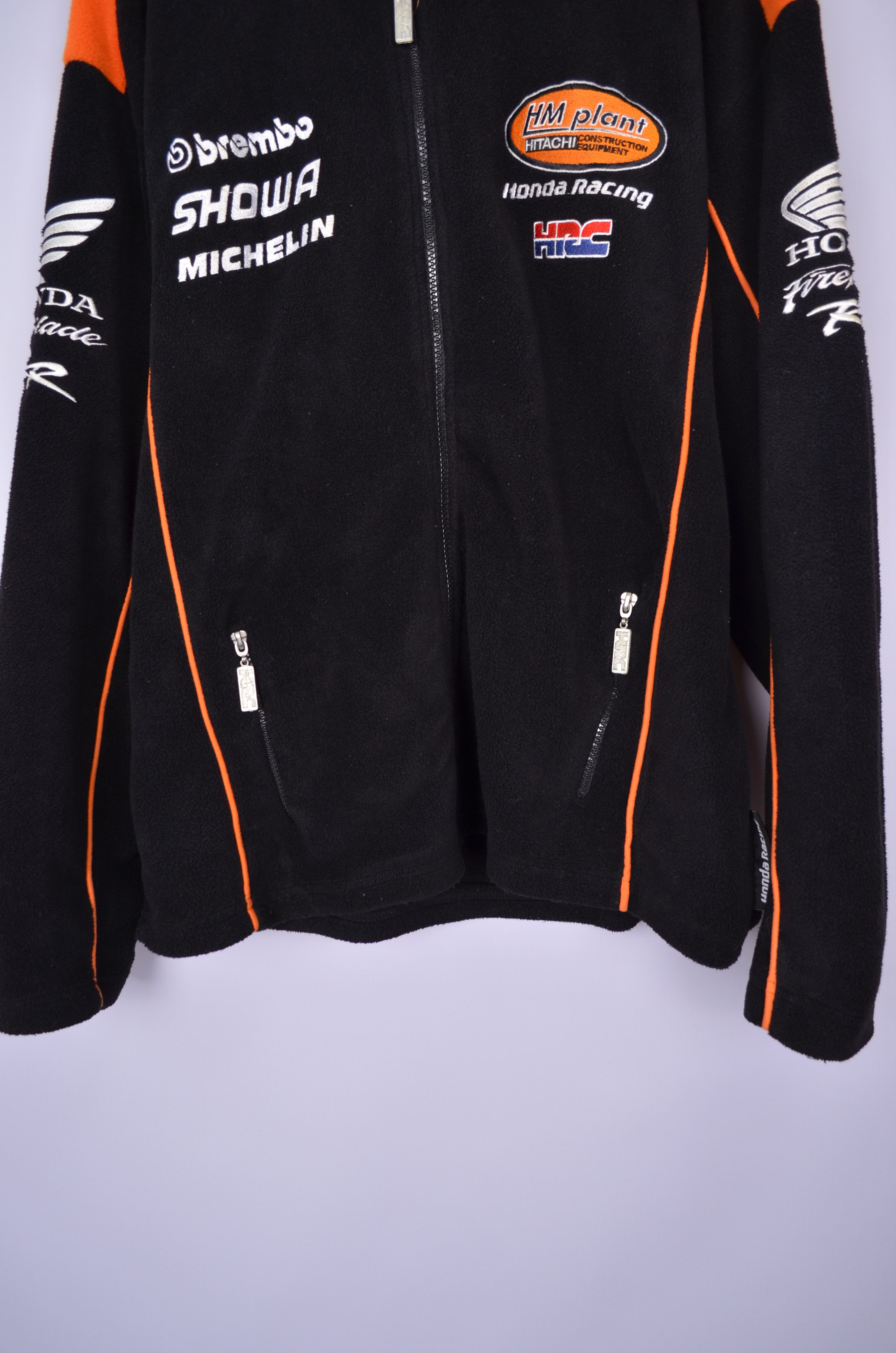 Honda Honda Michelin Hitachi FireBlade RR Full Zip Fleece Jacket Size US XL / EU 56 / 4 - 5 Thumbnail