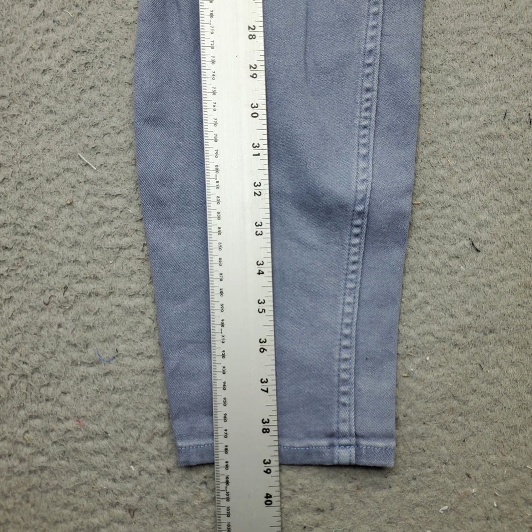 Vineyard Vines Vineyard Vines High Rise Skinny Jeans Womens Size 32 Gray Denim 5-Pocket Design Size 24" / US 00 / IT 34 - 3 Thumbnail