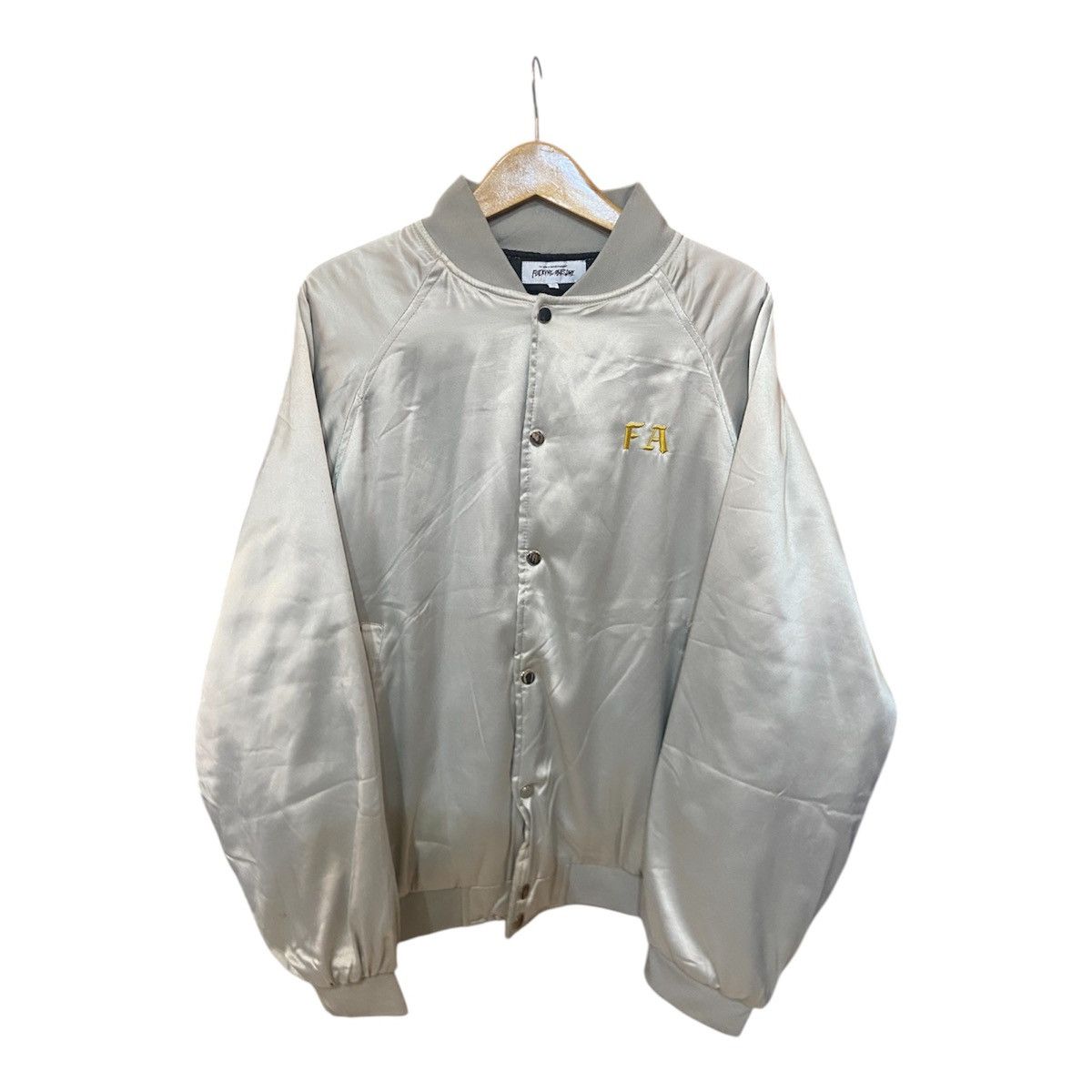 FUCKING AWESOME ANGLE BURN VARSITY JACKET