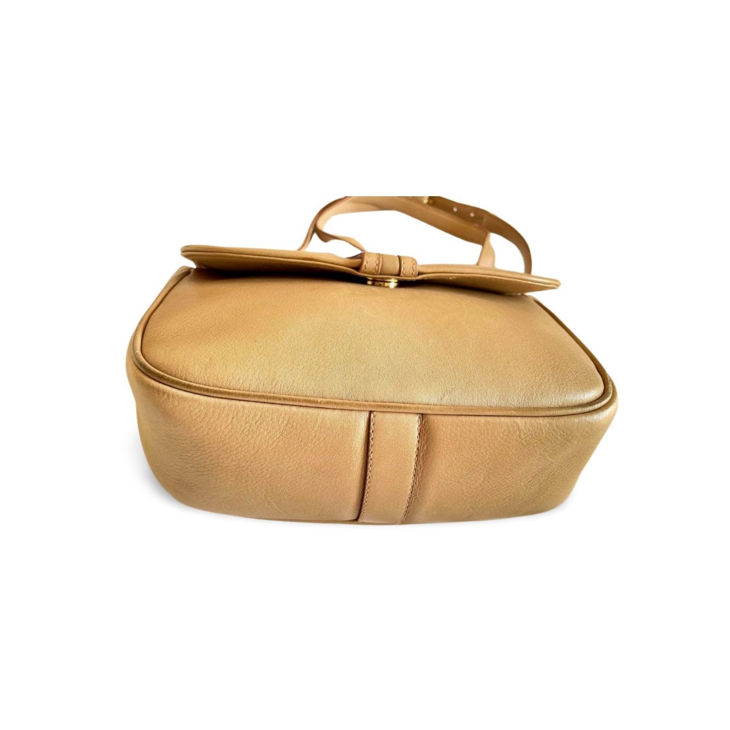 Celine Vintage Celine beige leather shoulder bag with Triomphe Size ONE SIZE - 7 Thumbnail