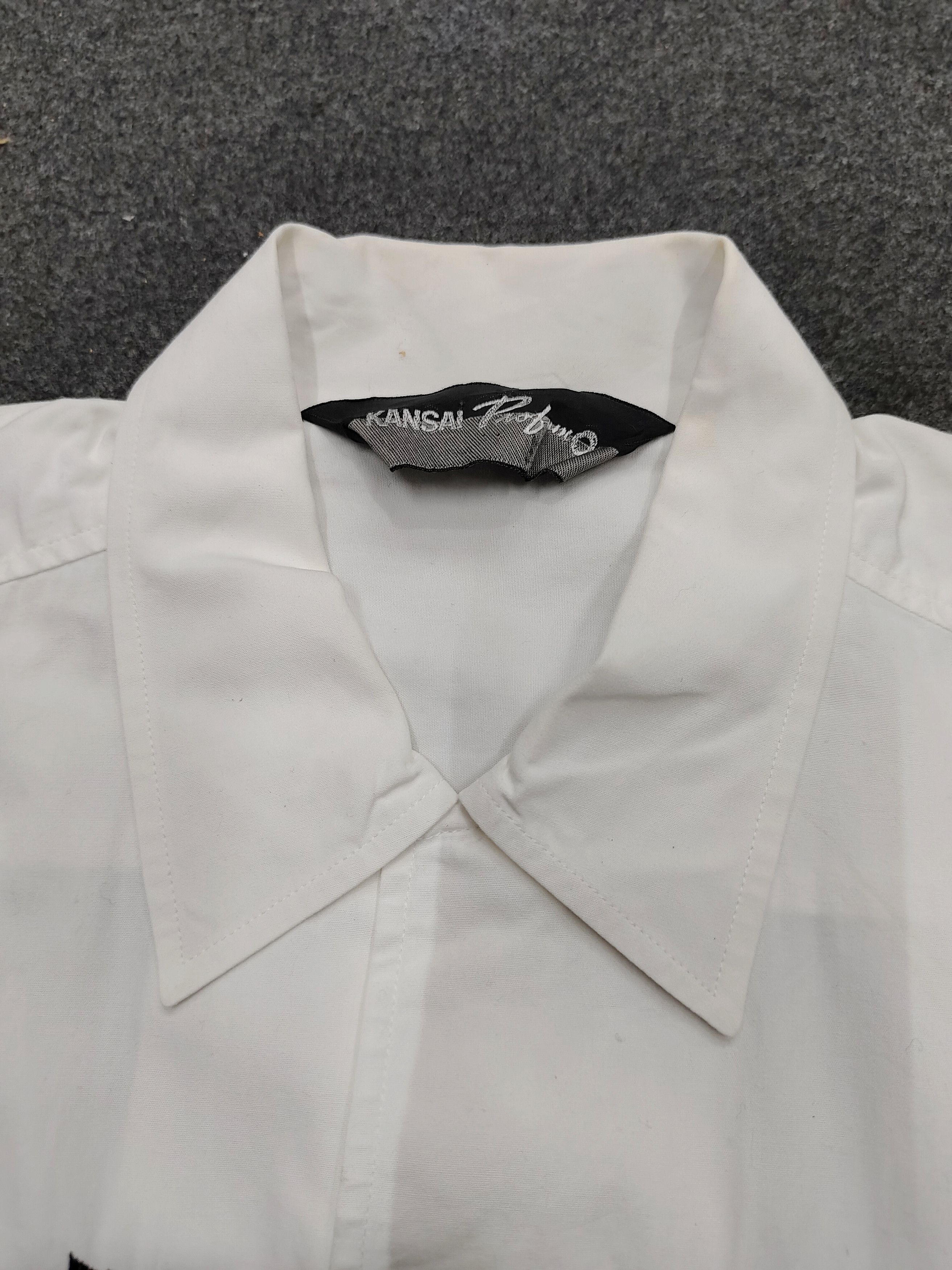 Kansai Yamamoto 🇯🇵Vtg Kansai Profumo🇯🇵 Embroidered Art Shirt Size US M / EU 48-50 / 2 - 4 Thumbnail